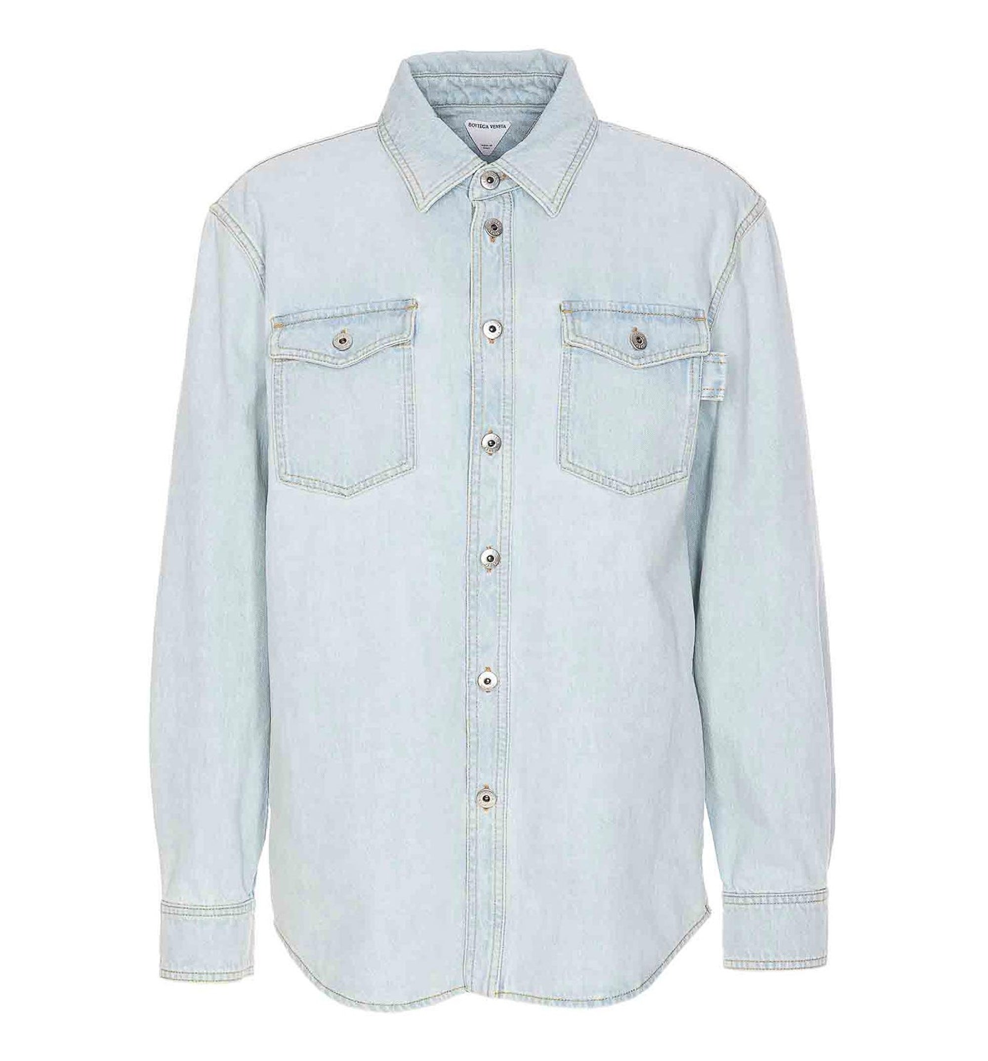 Extra Bleached Denim Overshirt