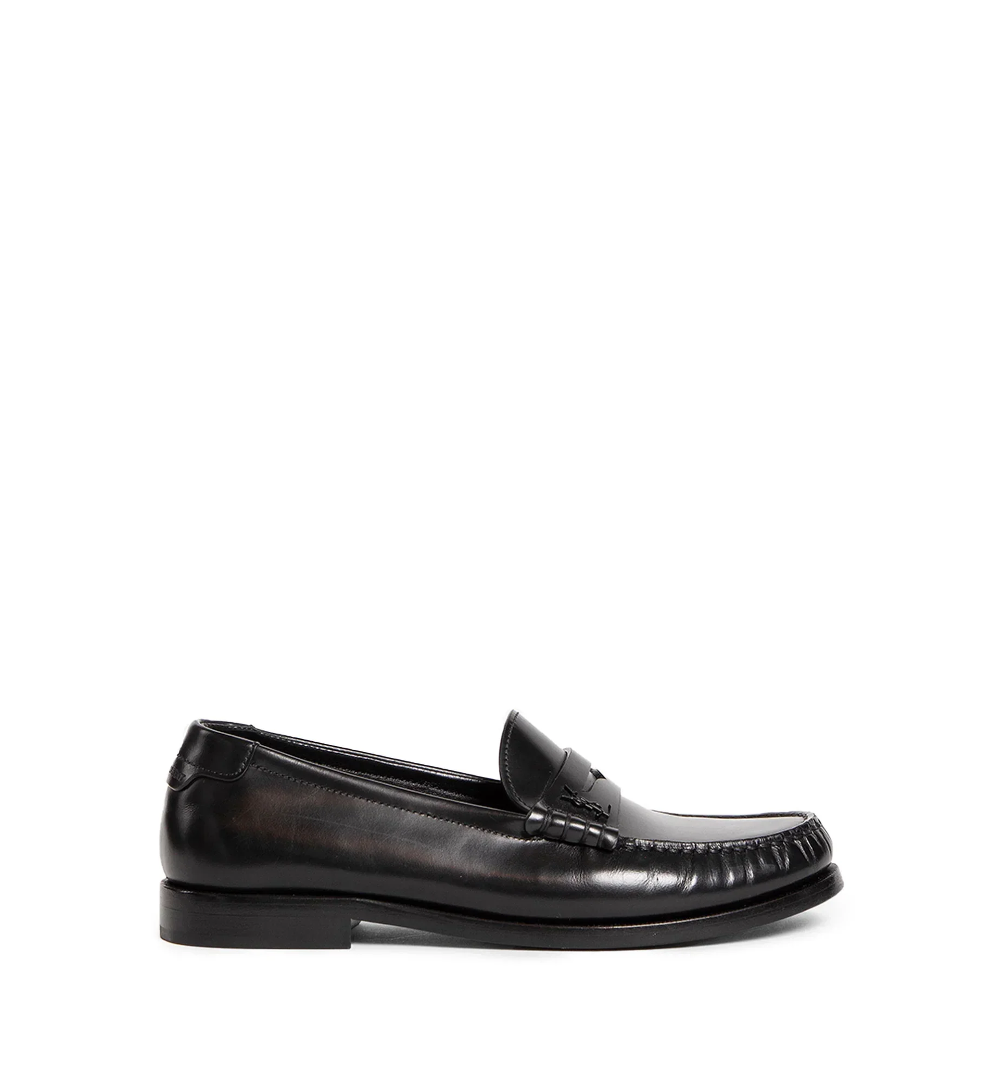 Le Loafer Penny Slippers in Patent Leather - Black