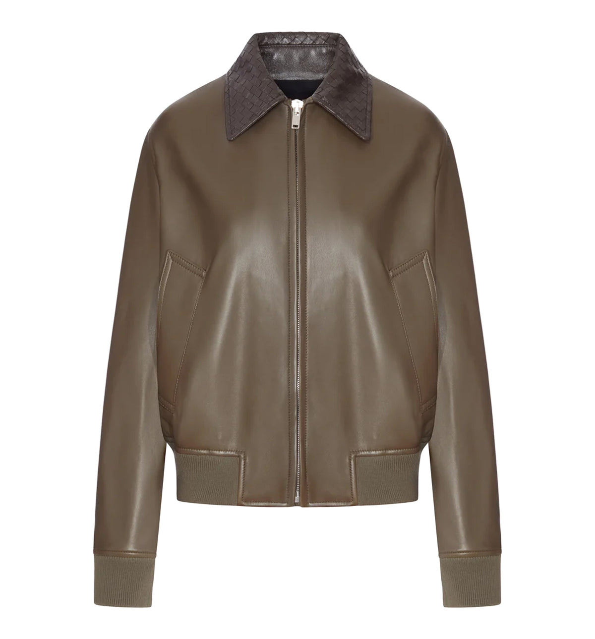 Shiny Leather Blouson