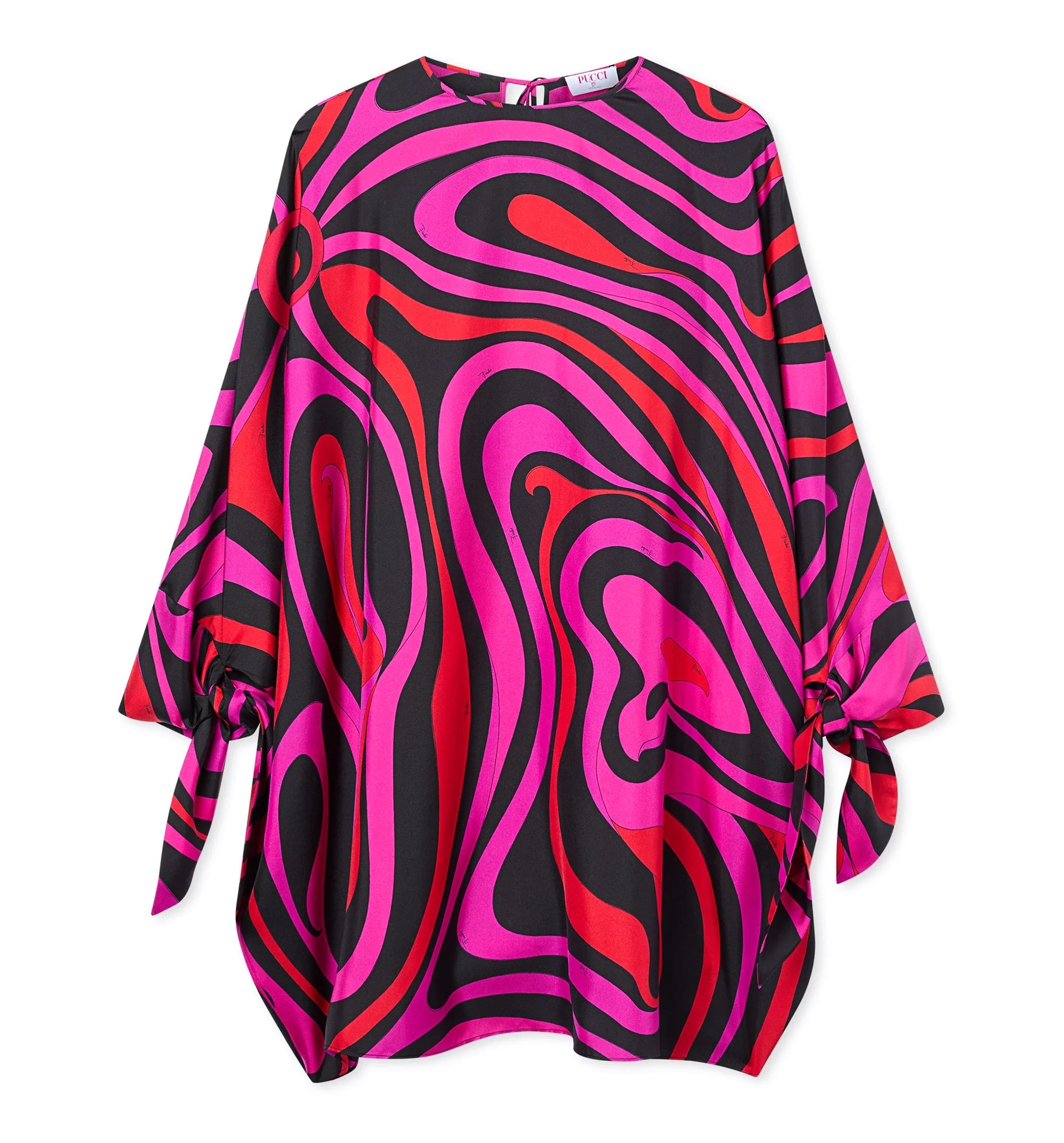 Marmo Print Silk Kaftan