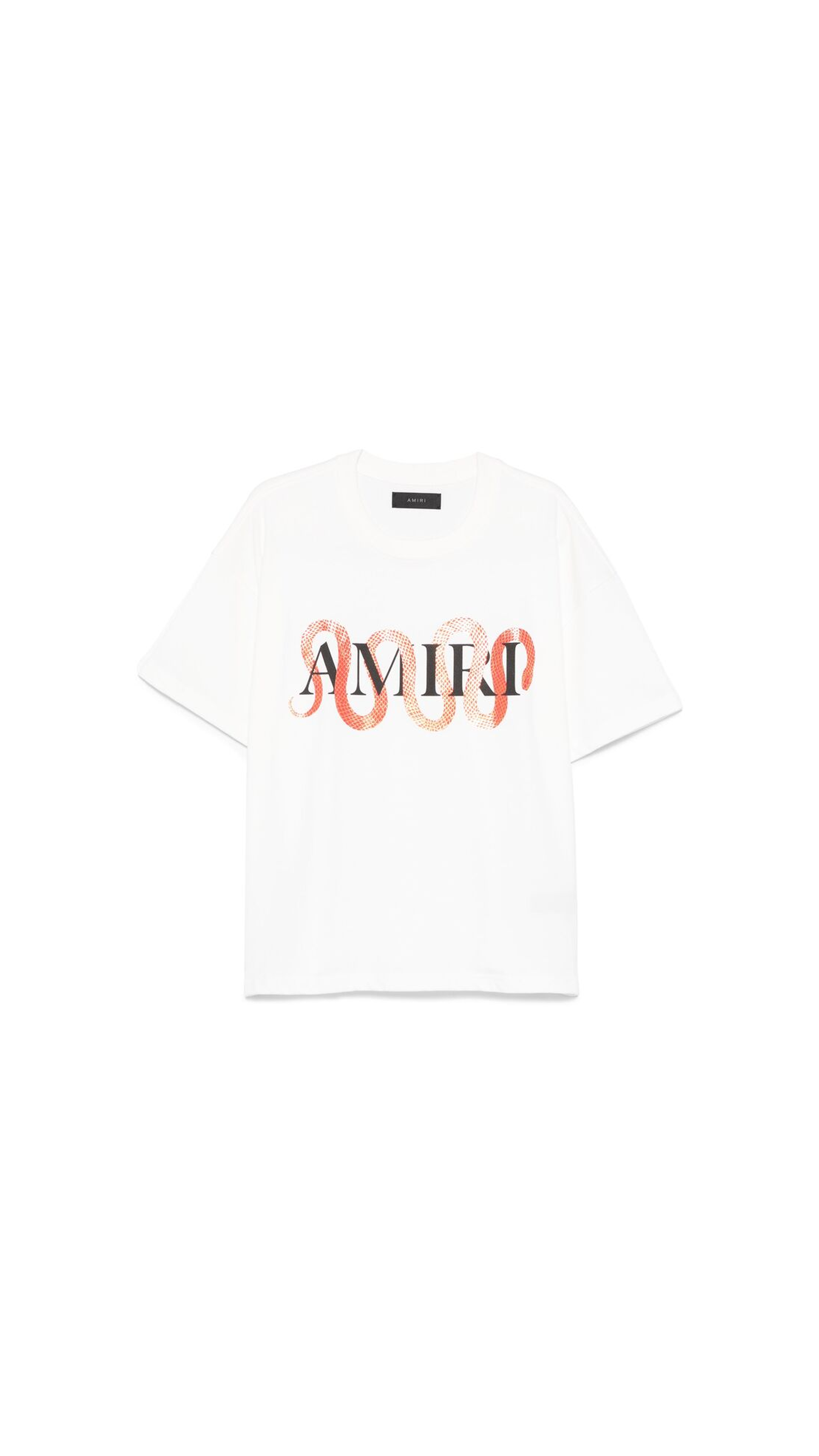 Amiri Snake Tee - Ivory