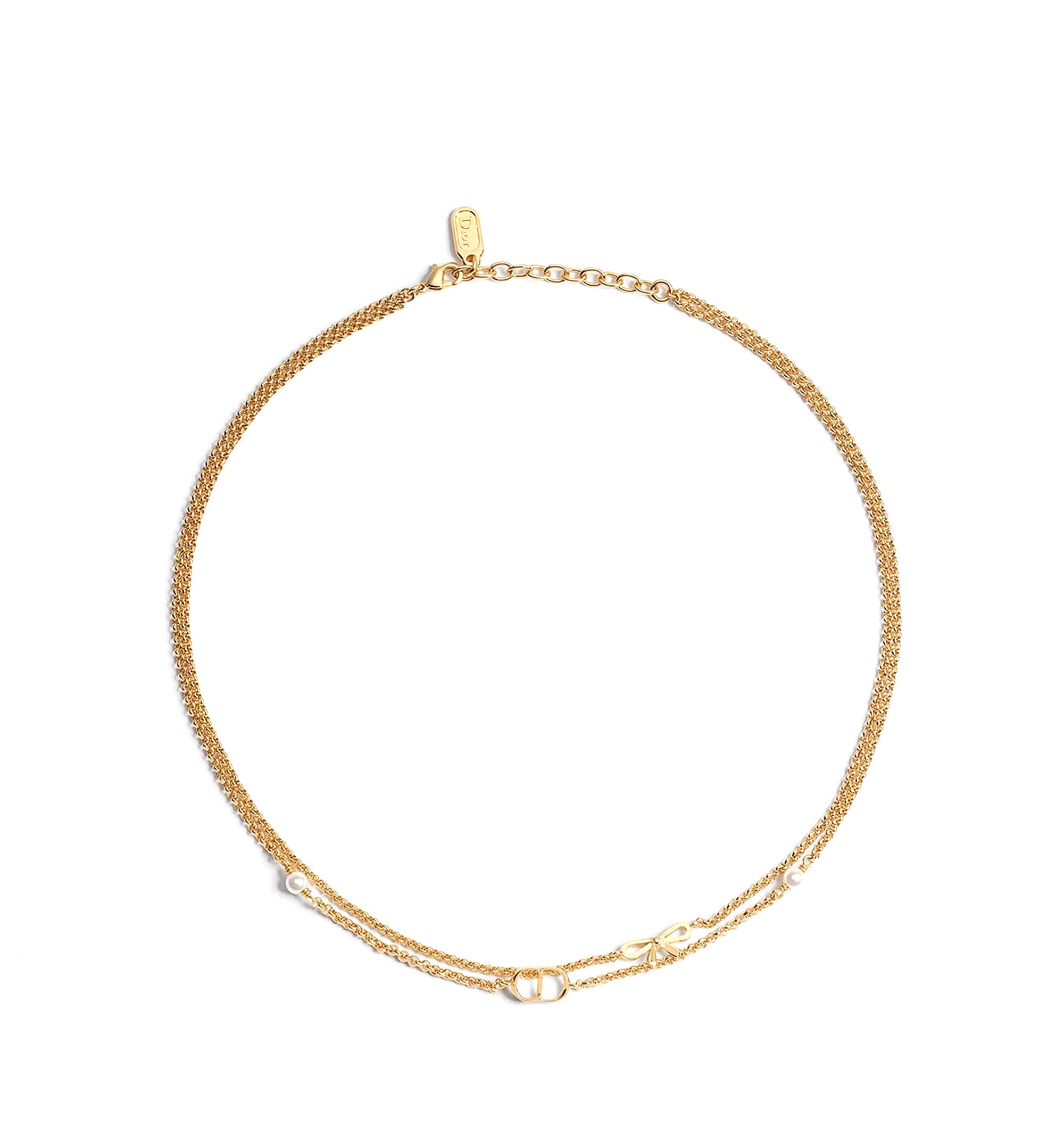 CD Mini Bow Necklace