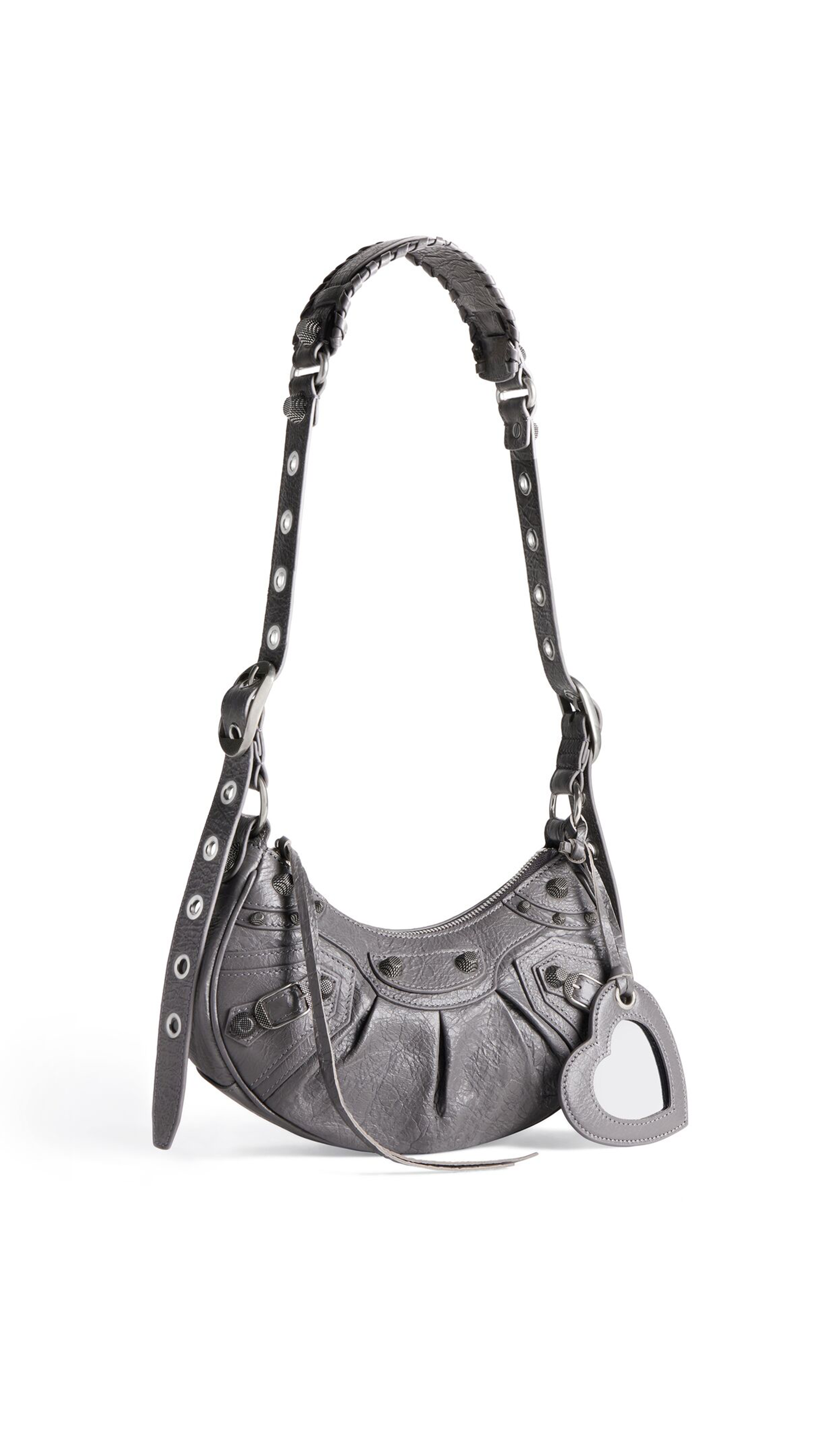 Le Cagole XS Shoulder Bag - Dark Grey