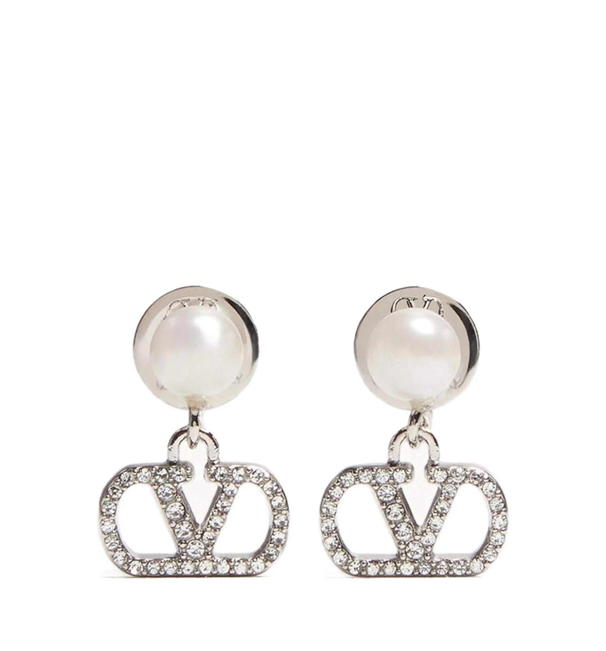 VLogo Signature Pearl Earrings
