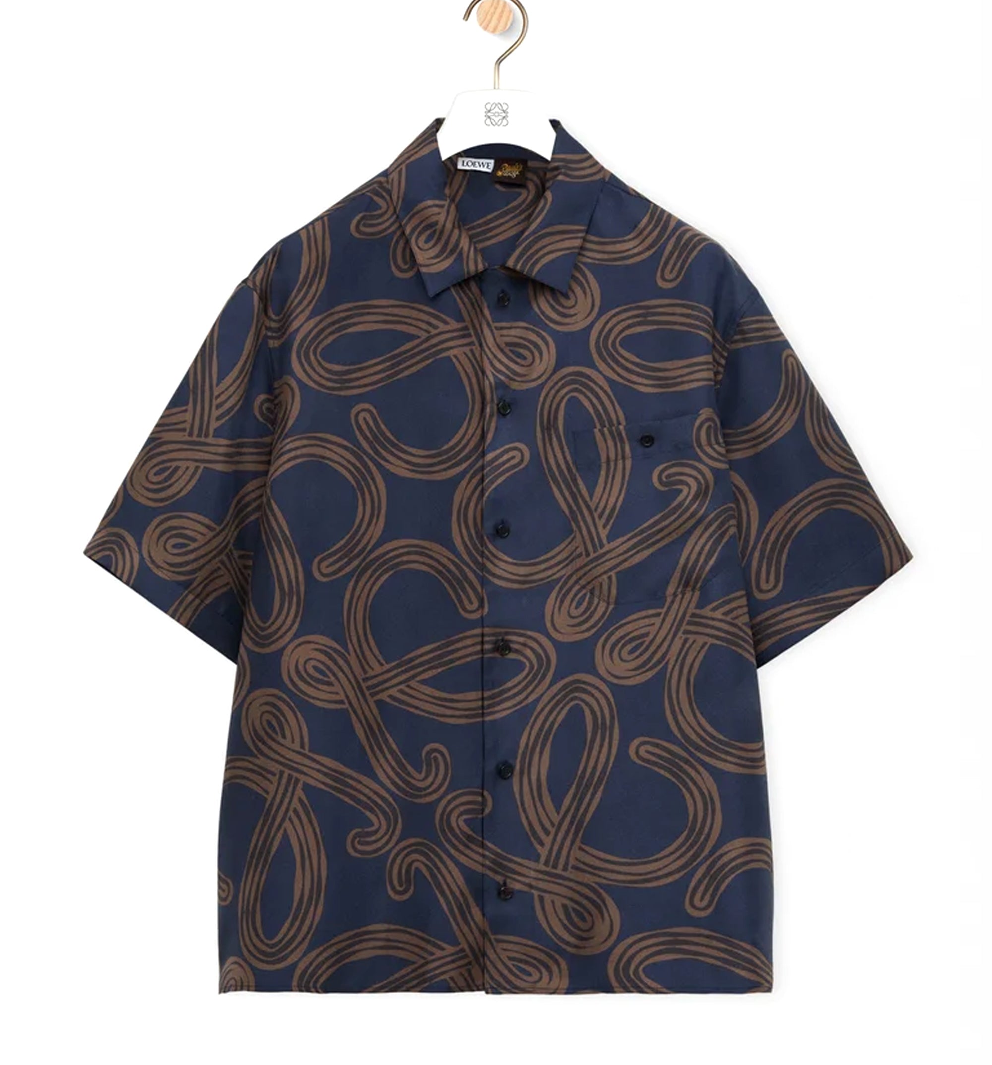 Short Sleeve Shirt In Silk