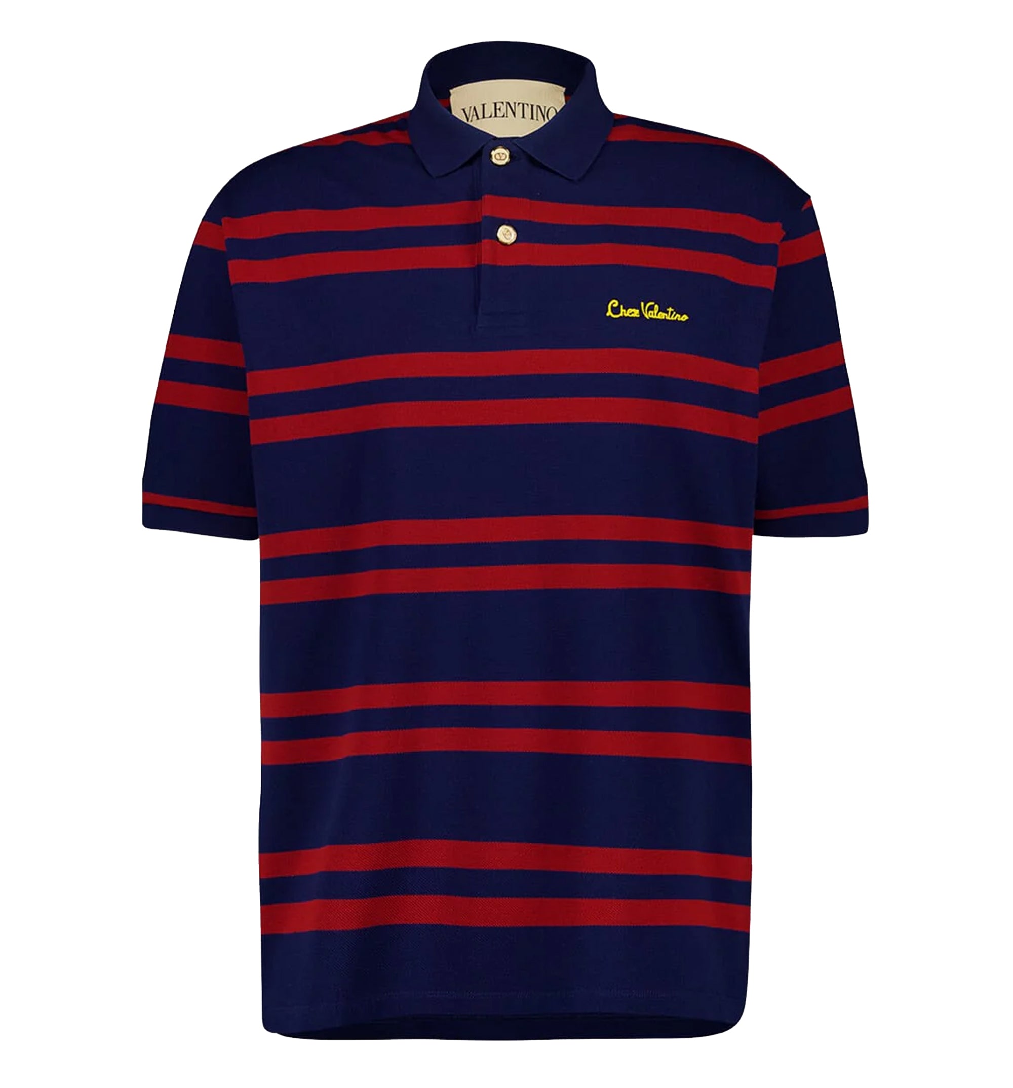 Chez Valentino Piqué Polo Shirt