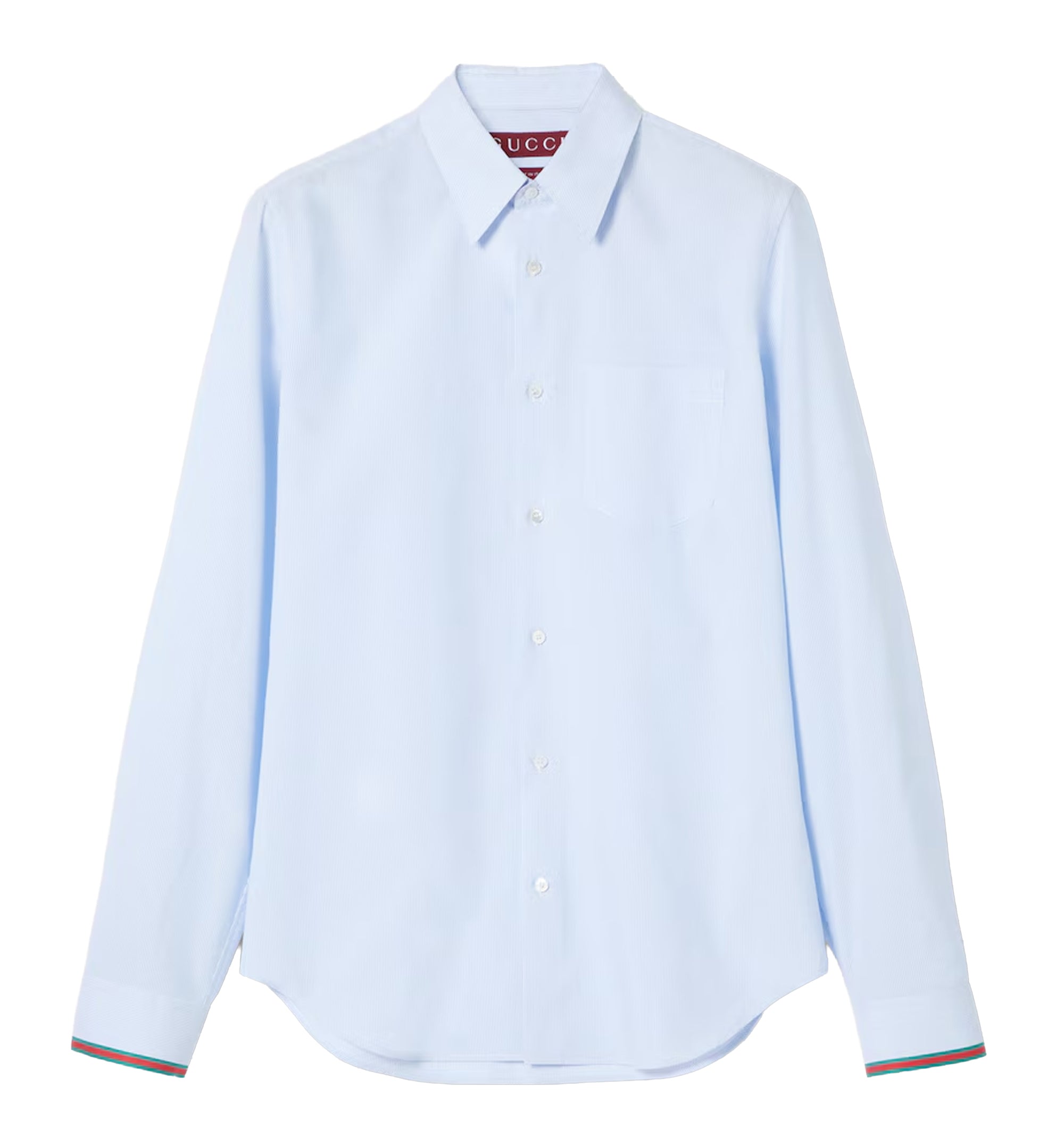 Striped Cotton Shirt with Web