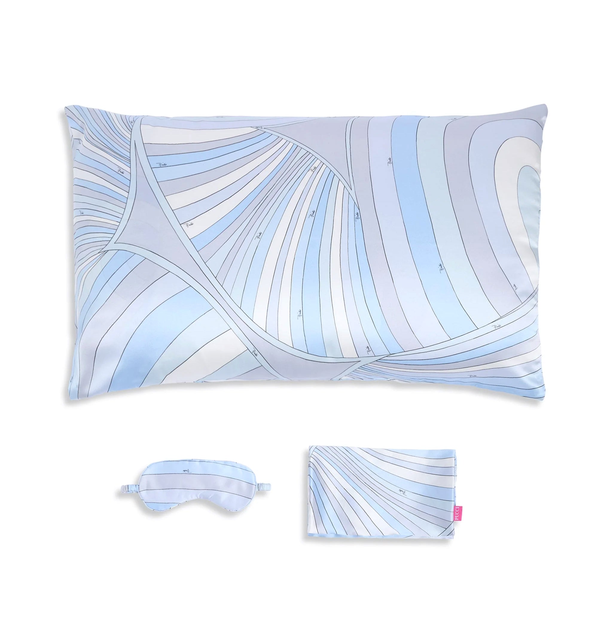 Iride Print Satin Night Set