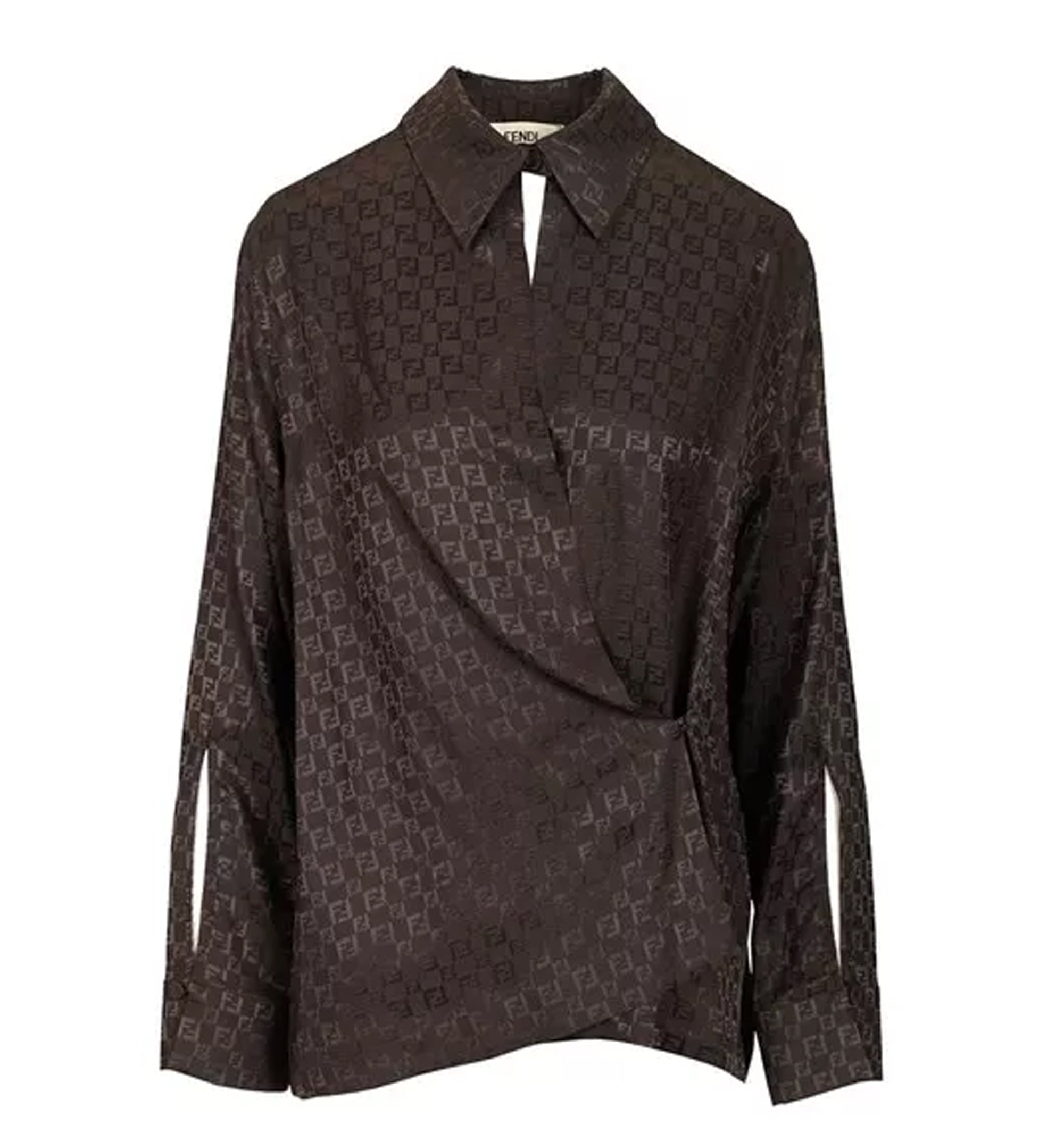 FF Jacquard Silk Shirt