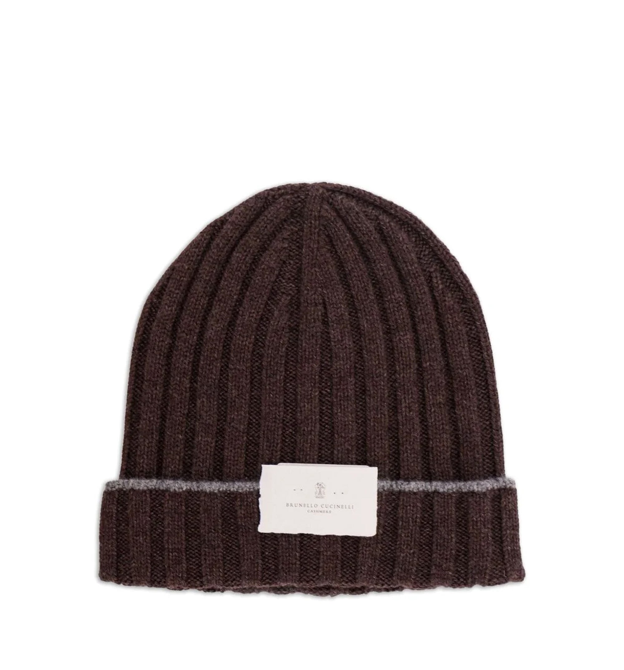 Cashmere Rib Knit Beanie