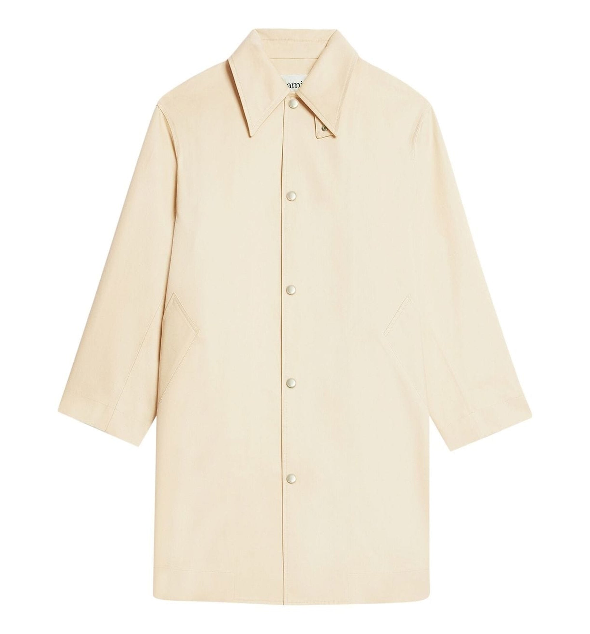 Beige Cotton Coat