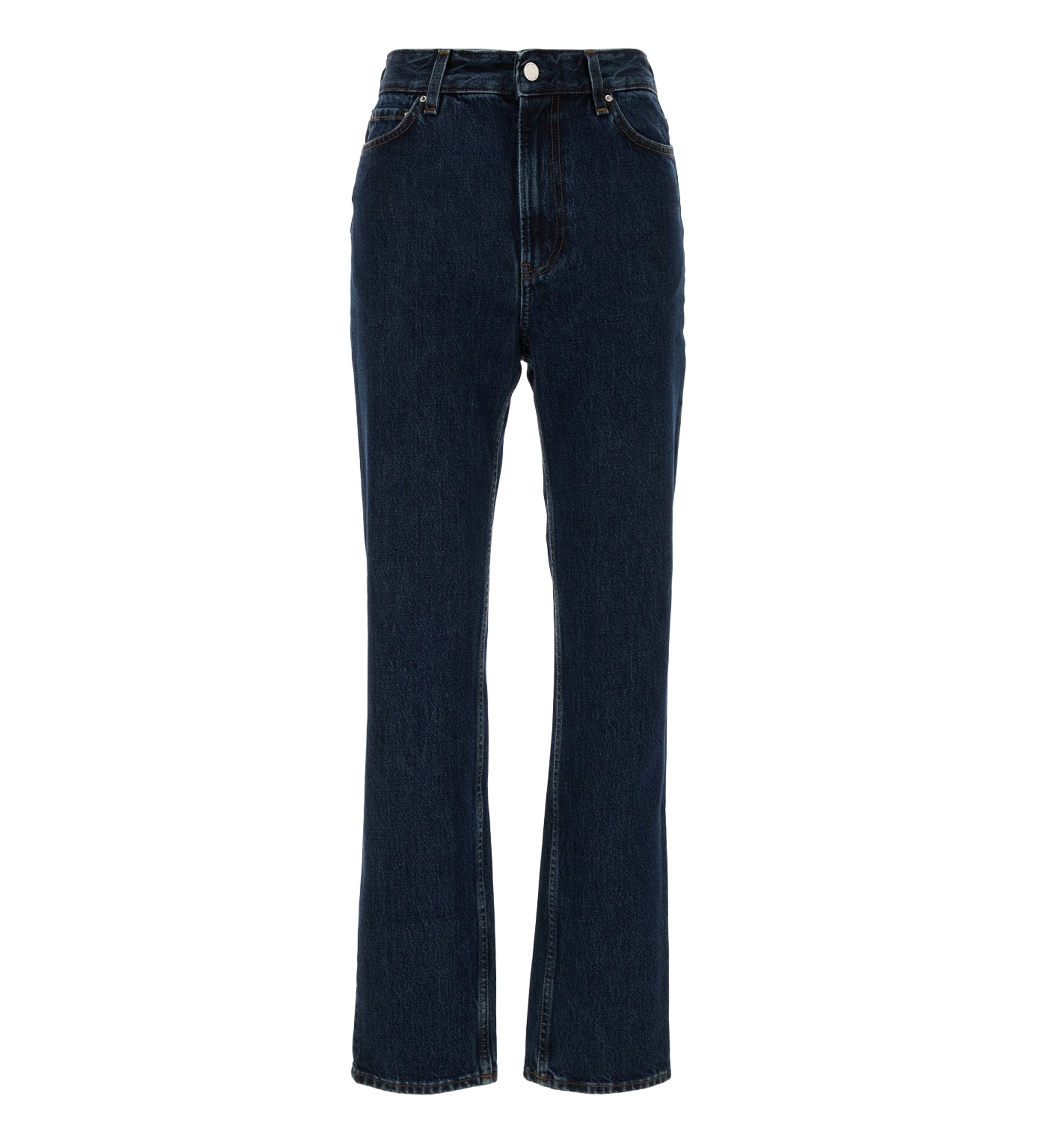 Denim Straight-Leg Jeans