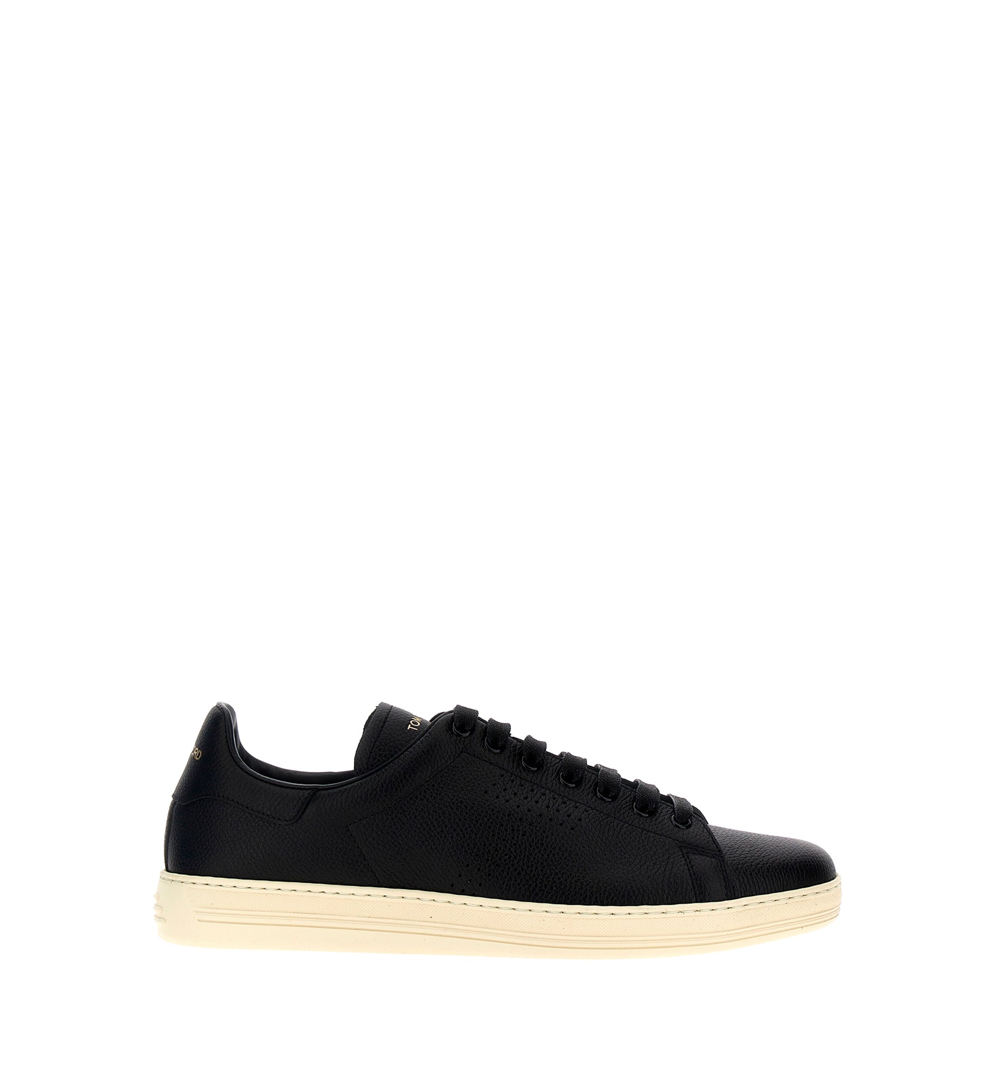 Logo leather sneakers