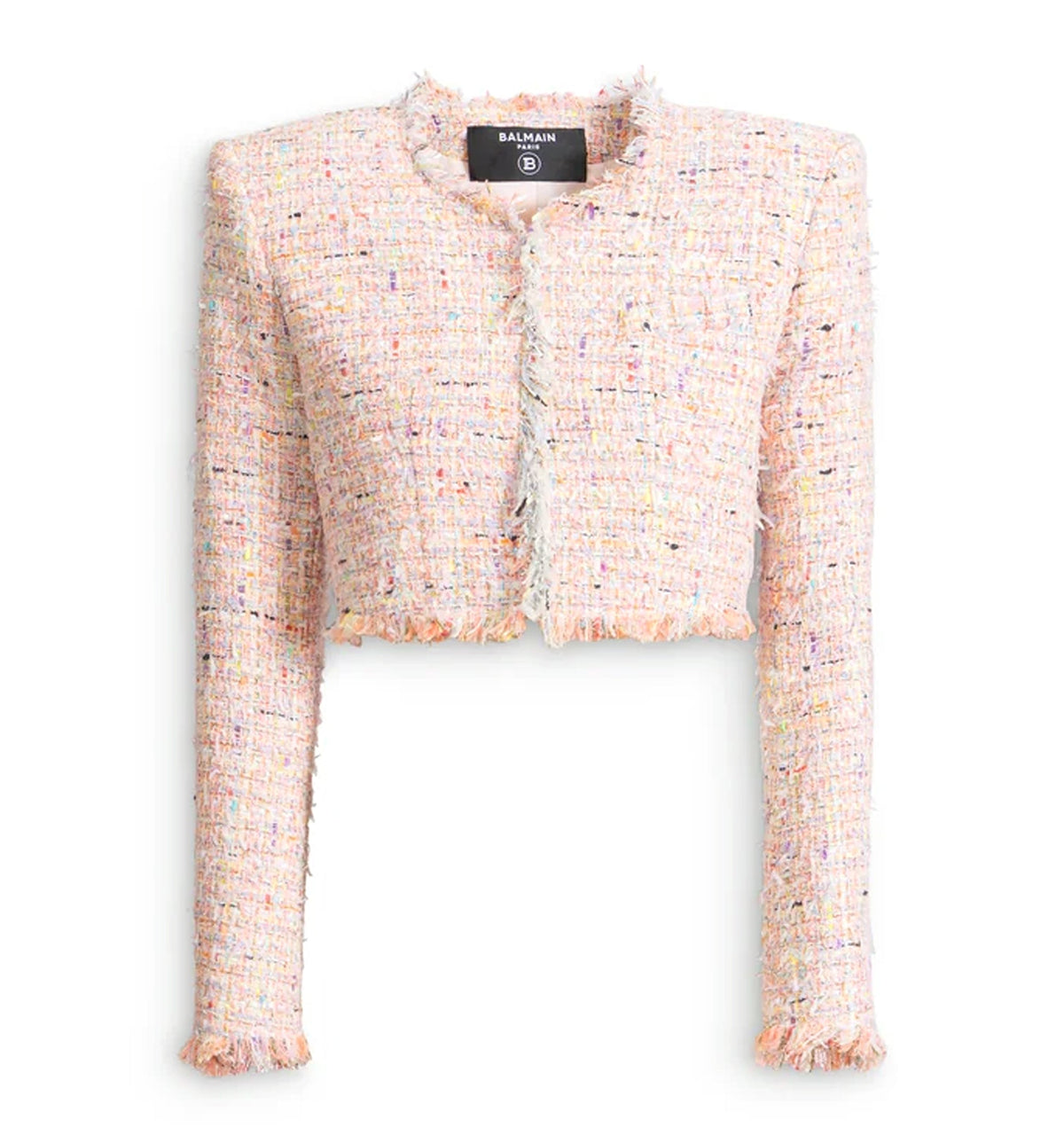 Cropped tweed jacket