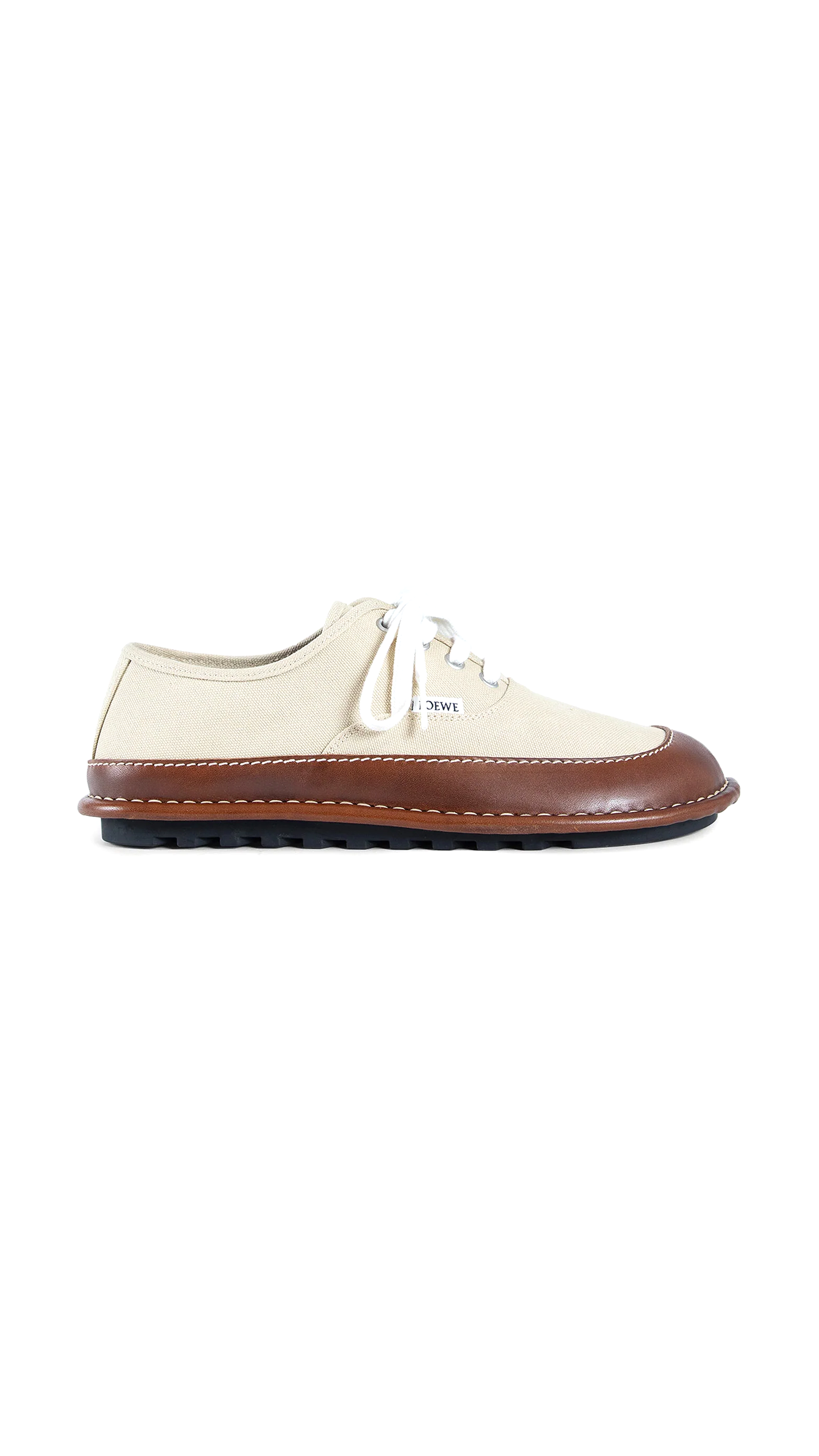 Bay Lace-Up Shoes - White/Brown