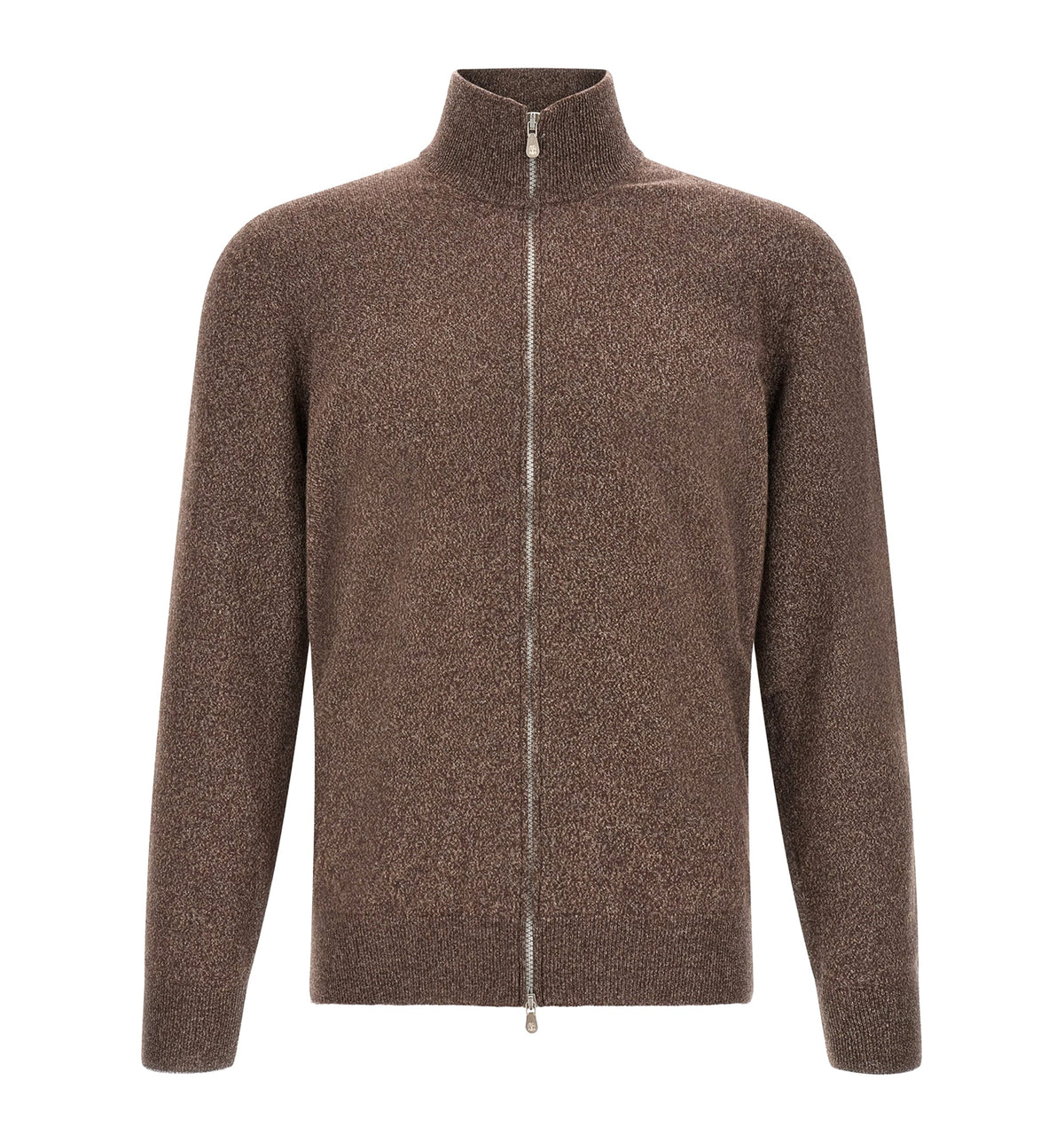 High neck cardigan with zip