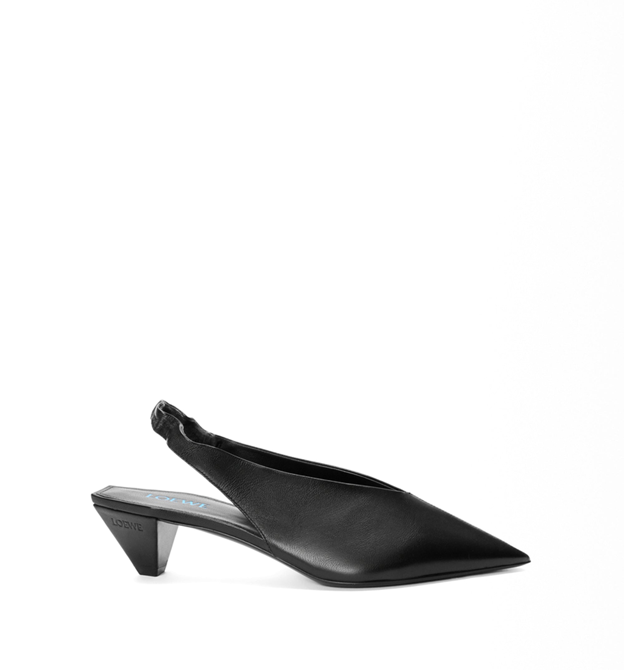 Origami Cubic slingback in lambskin