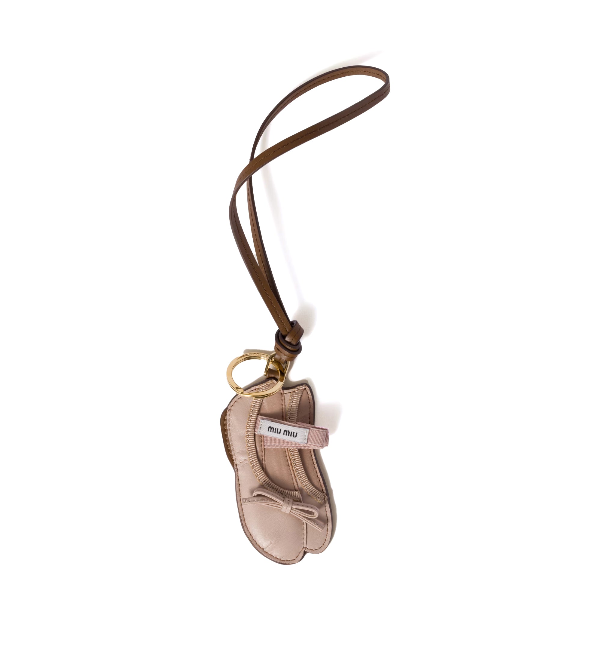Miu Ballet Leather Keychain Trick