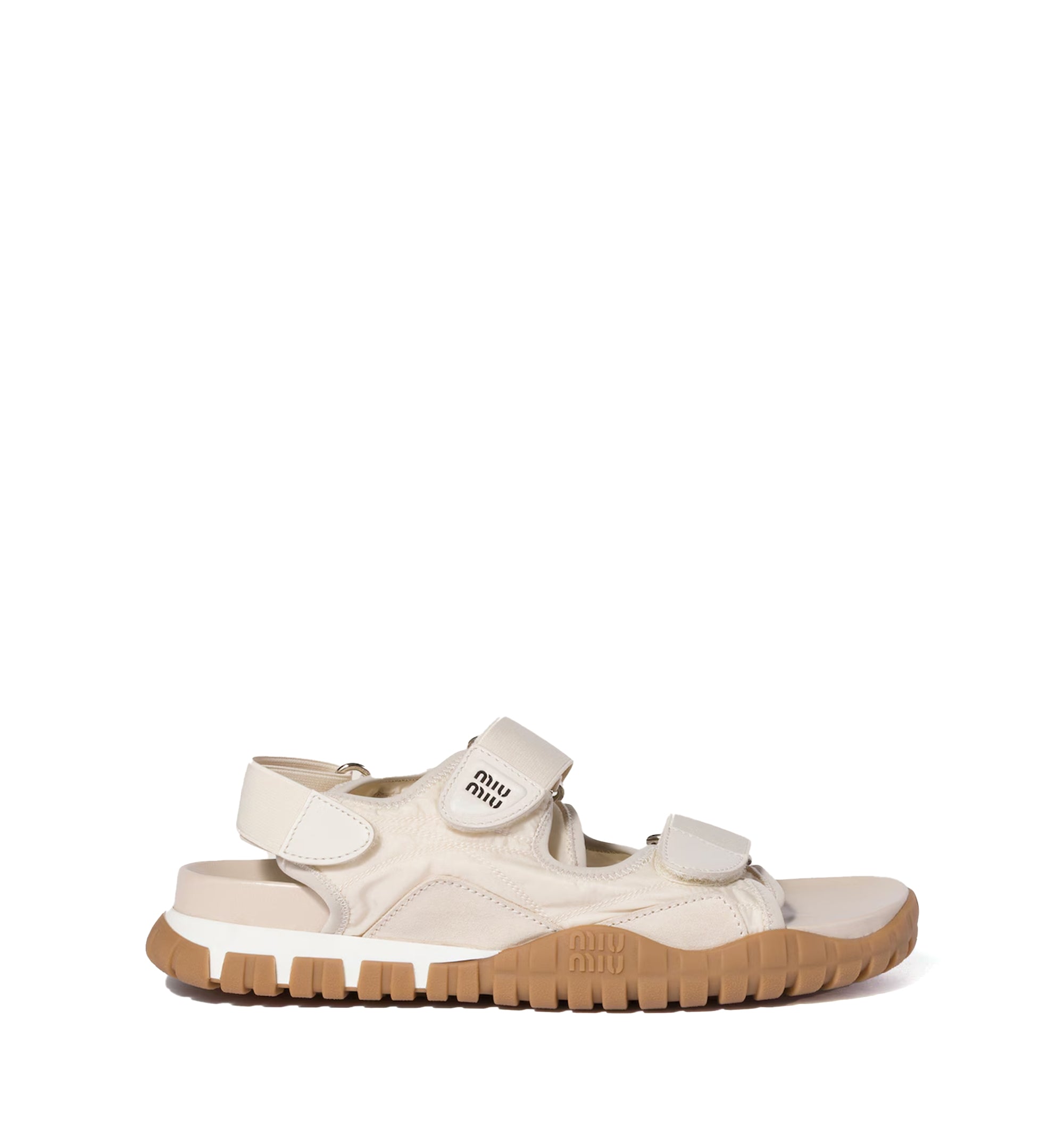 Tyre Technical Fabric And Suede Sandals