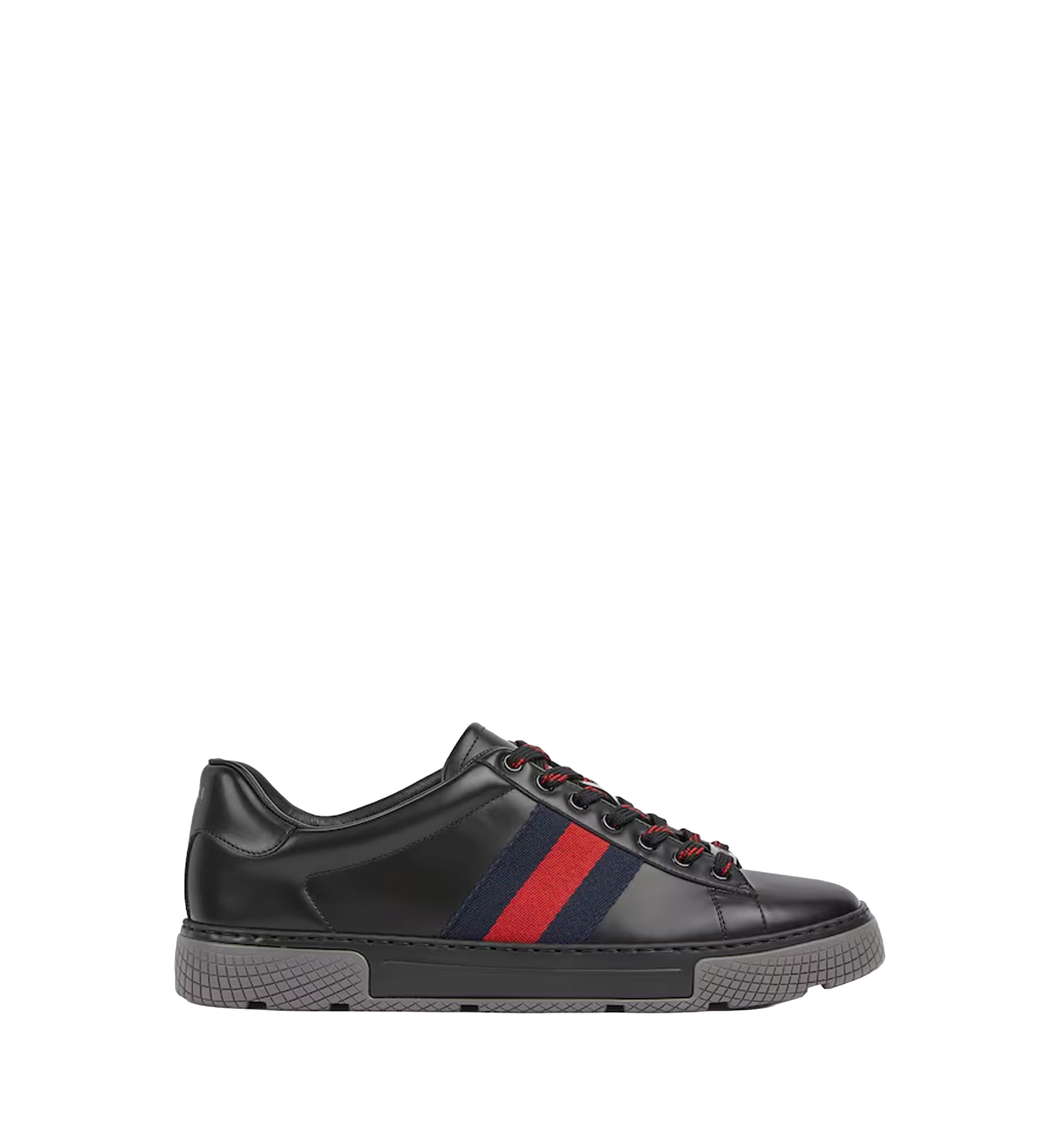 Men's Gucci Ace Sneaker With Web