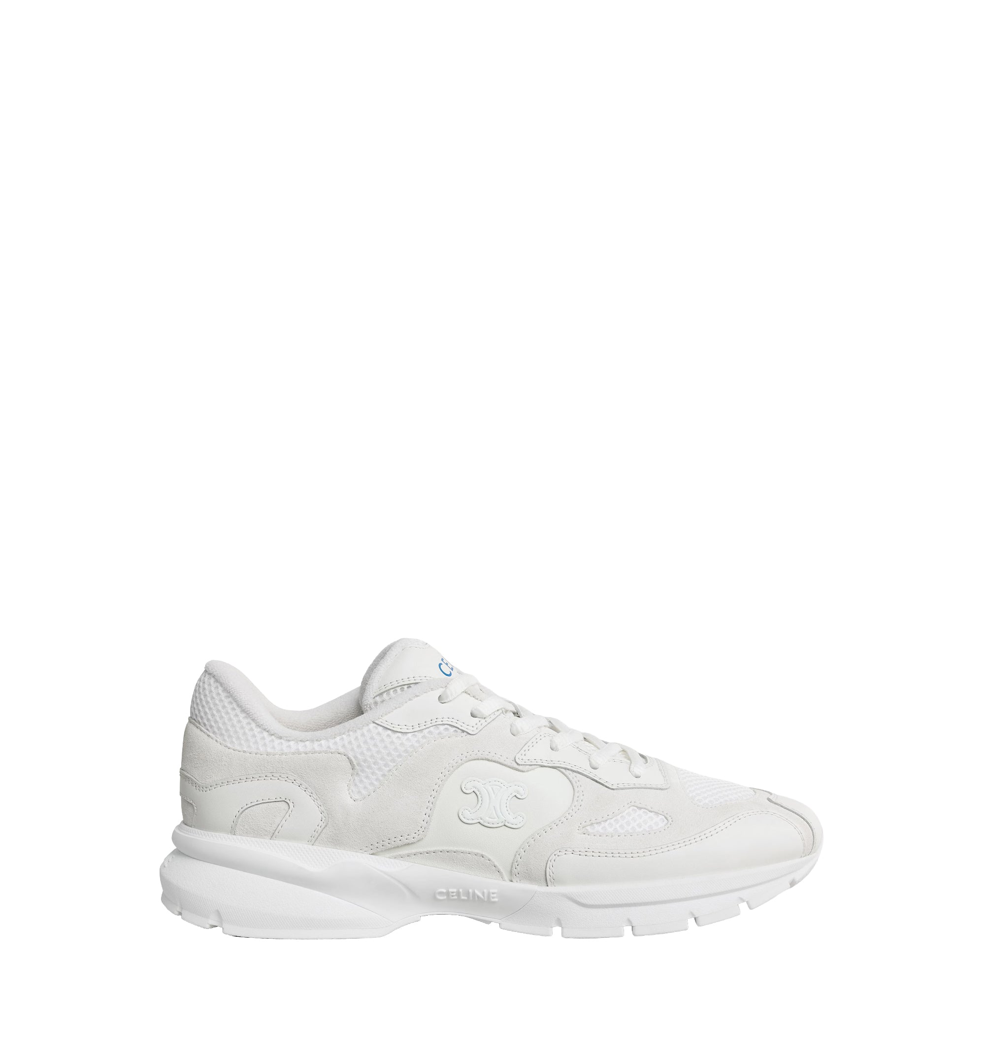 Runner Sneaker In Calfskin, Suede Calfskin And Mesh