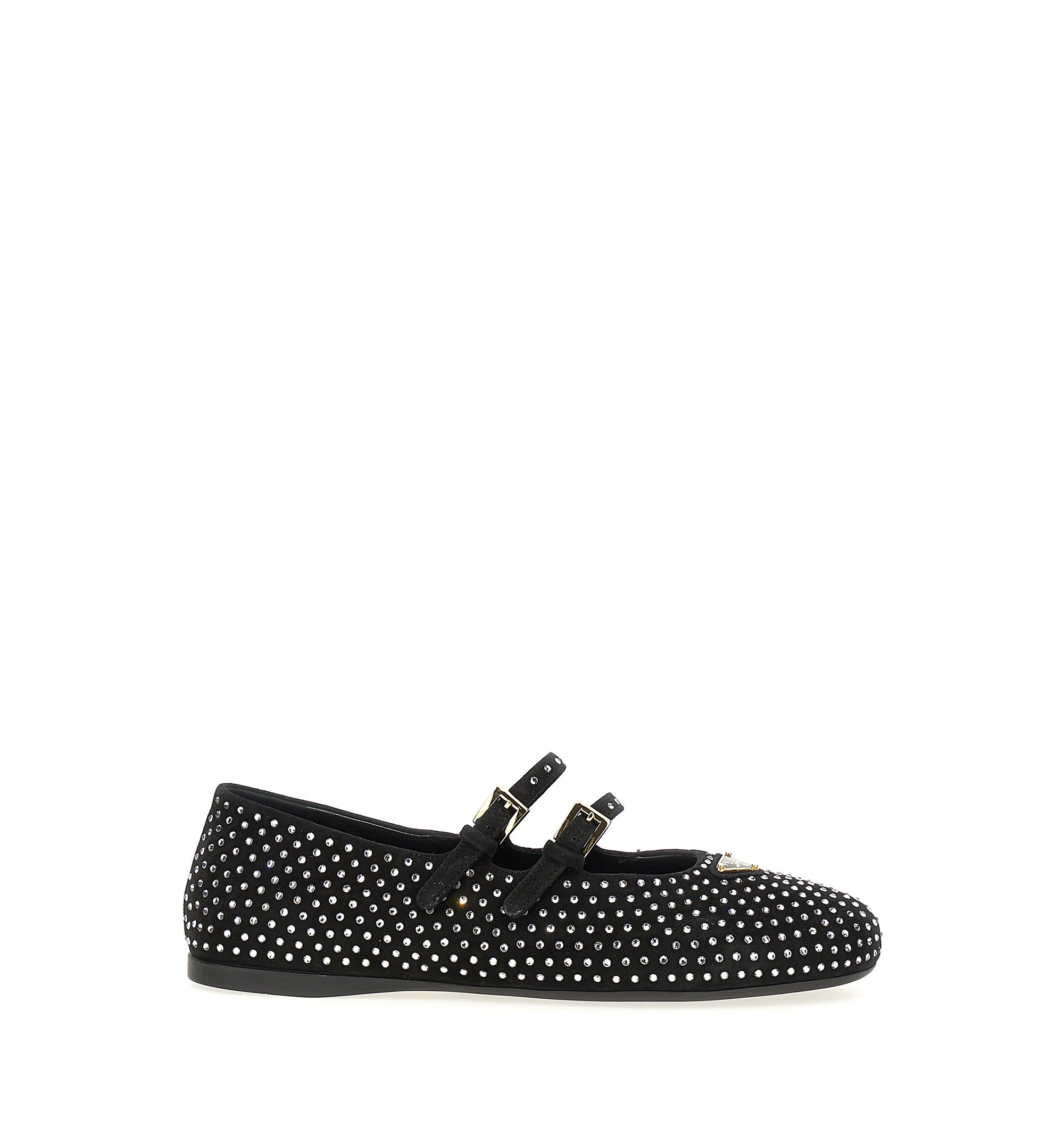 Prada Double Strap Ballet Flats