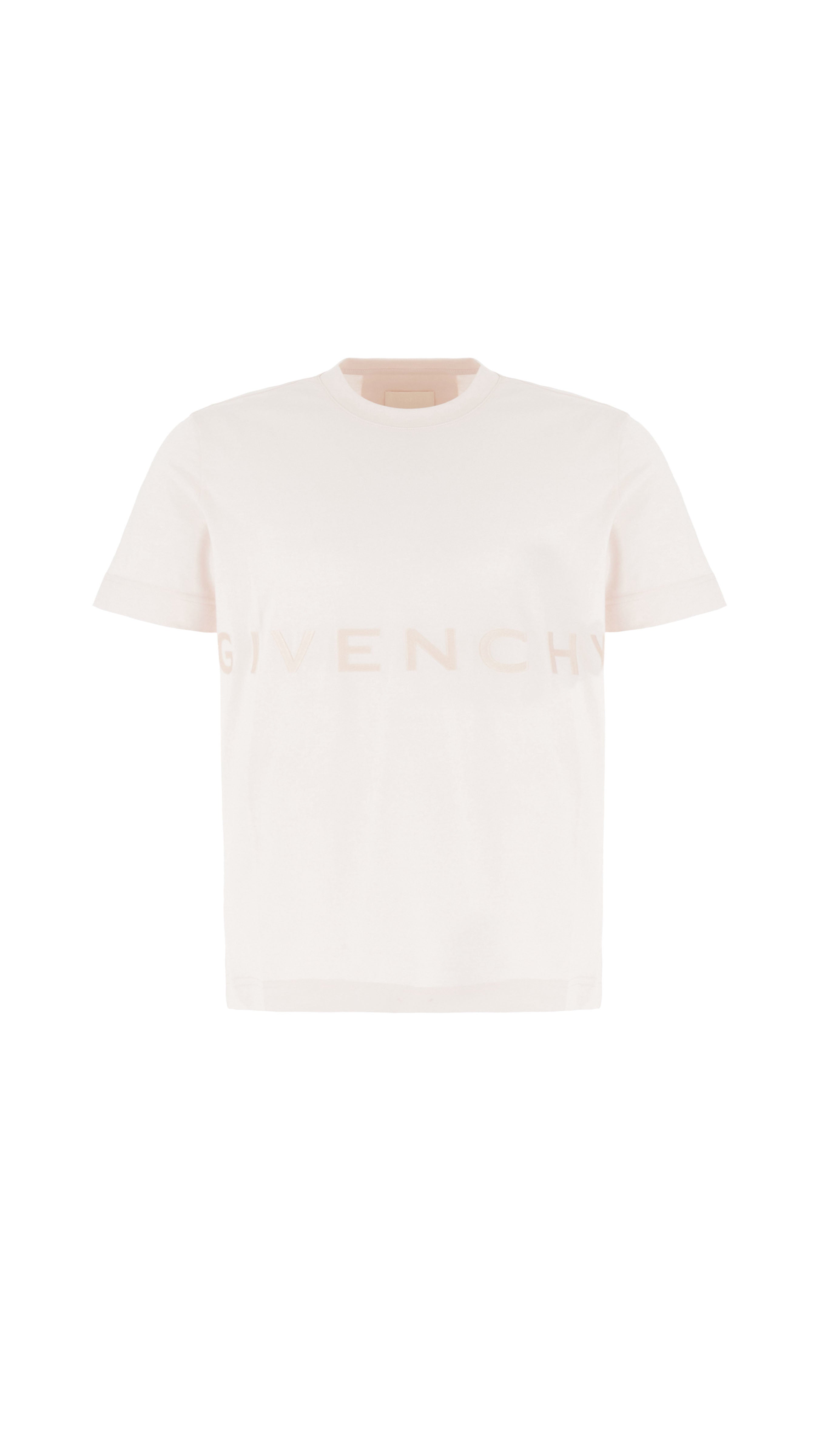4G Slim Fit T-shirt In Cotton - Nude Pink