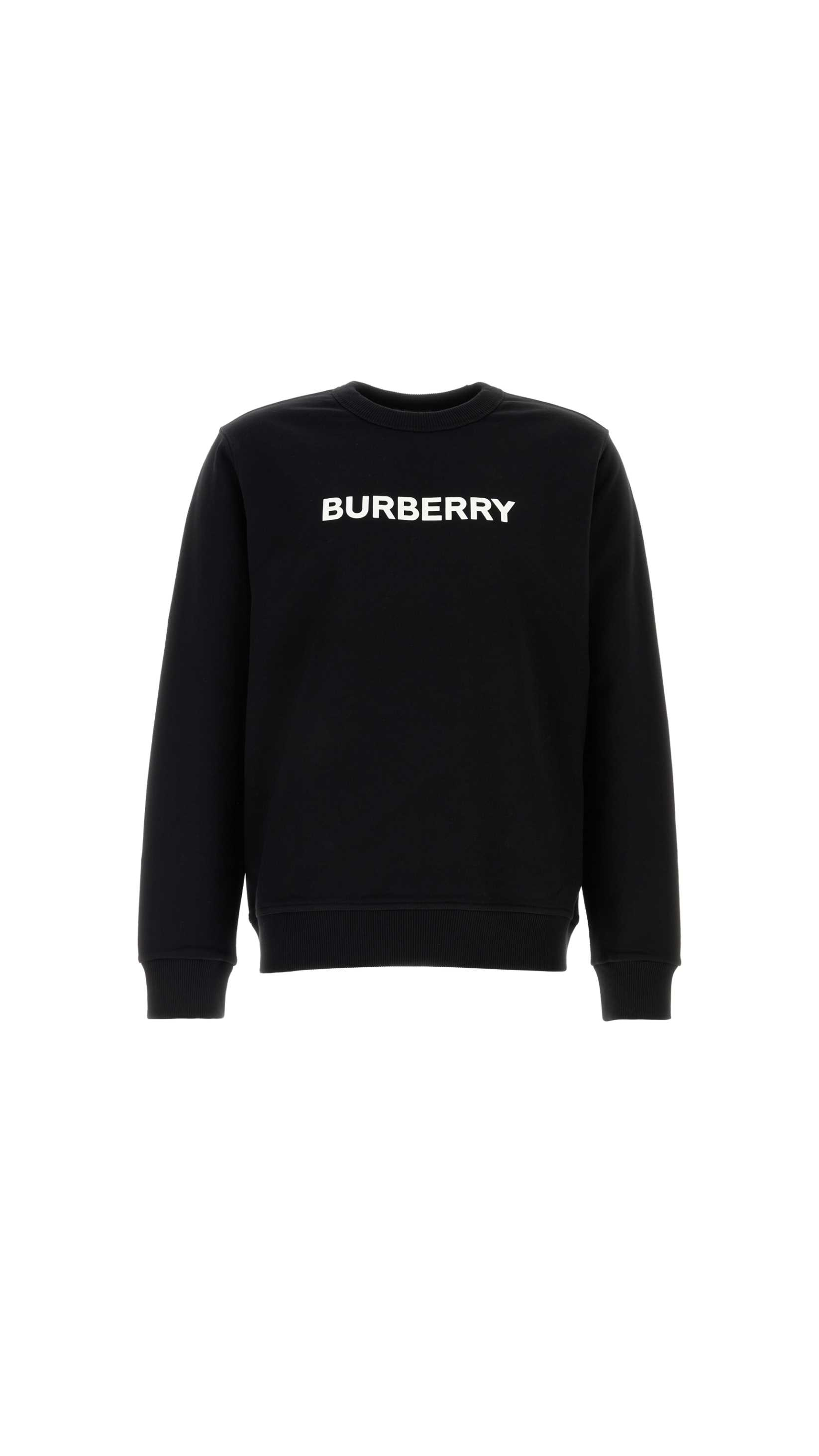 Cotton Sweatshirt - Black