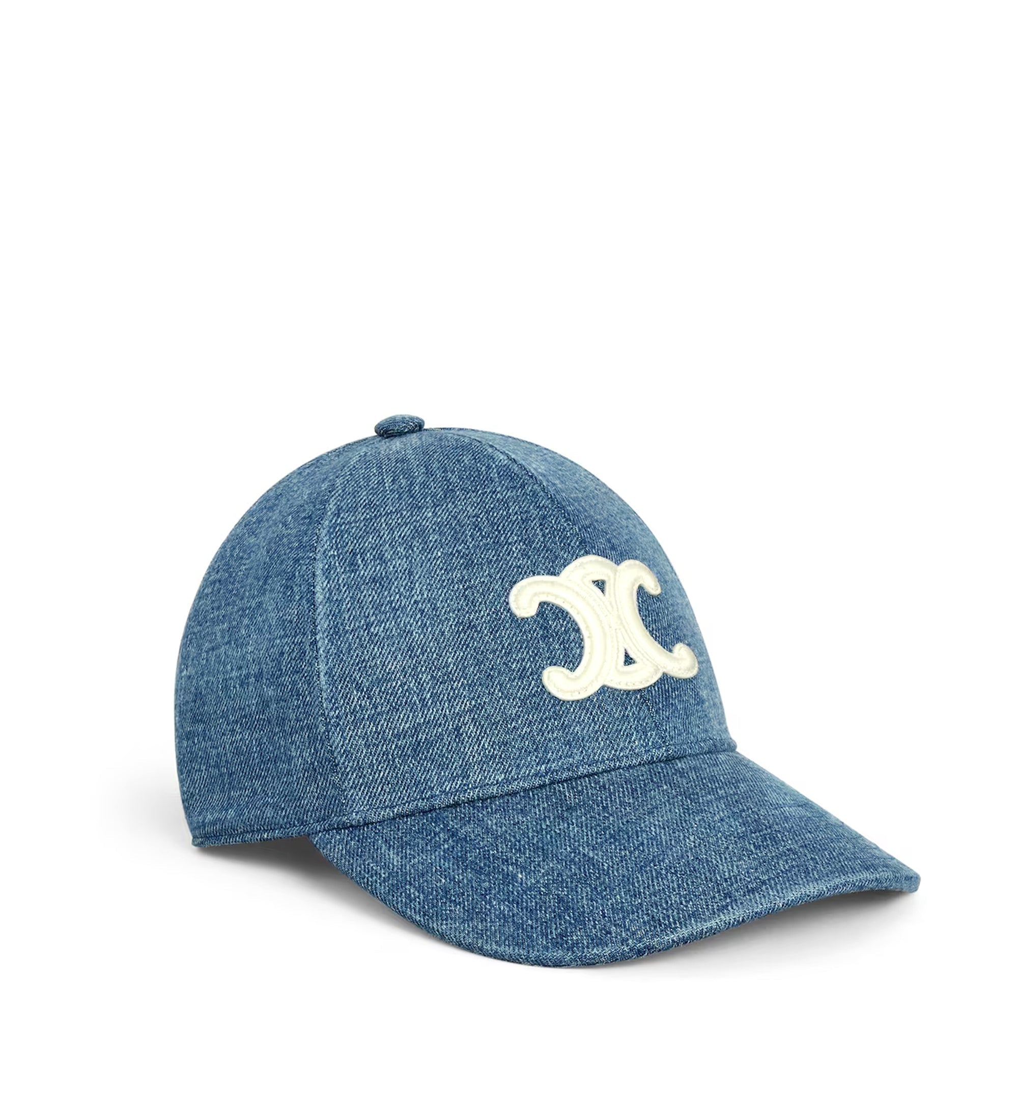 Triomphe Baseball Cap in Denim Union Wash