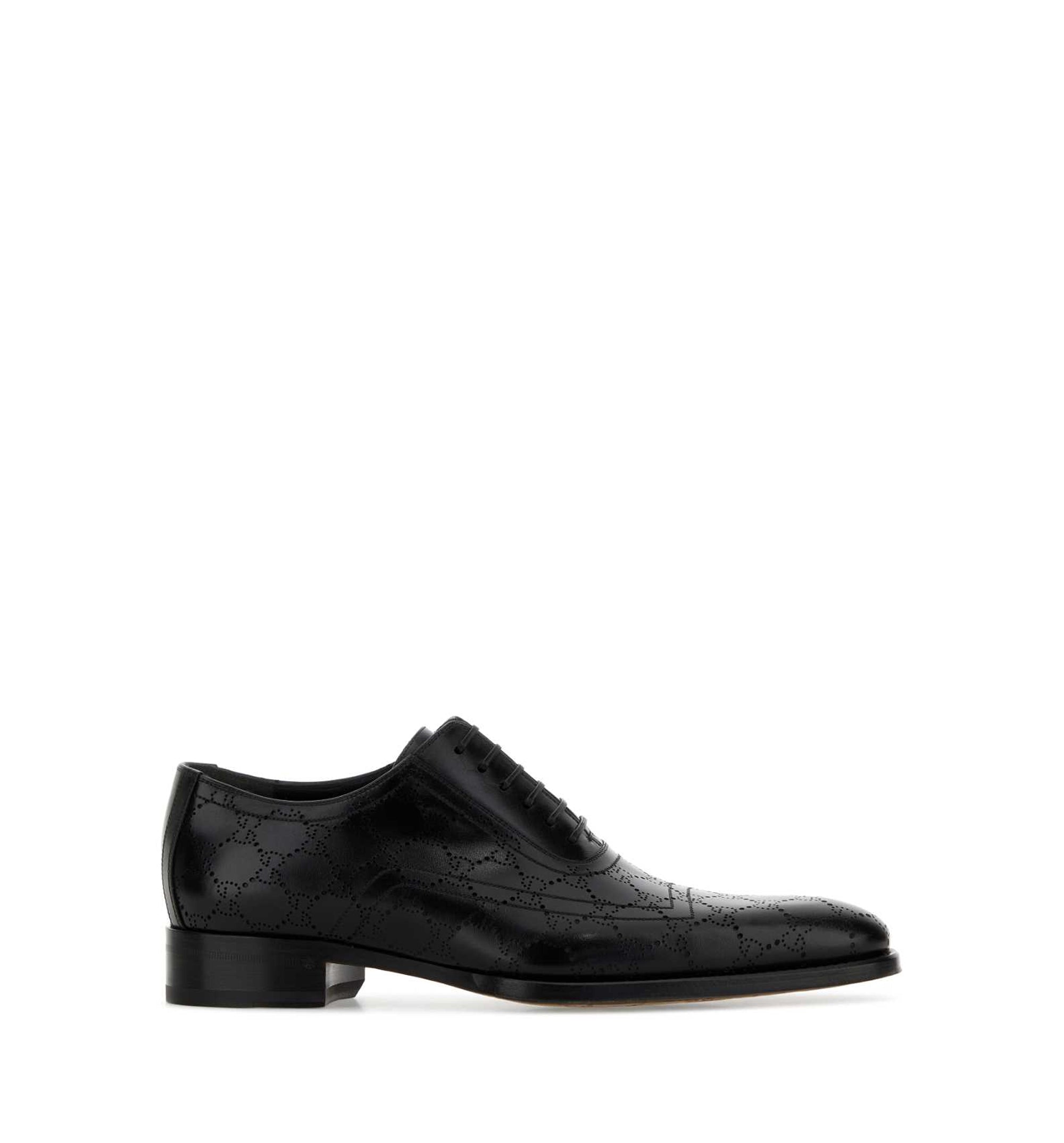 Men's Lace-Up Shoe With Lasered GG