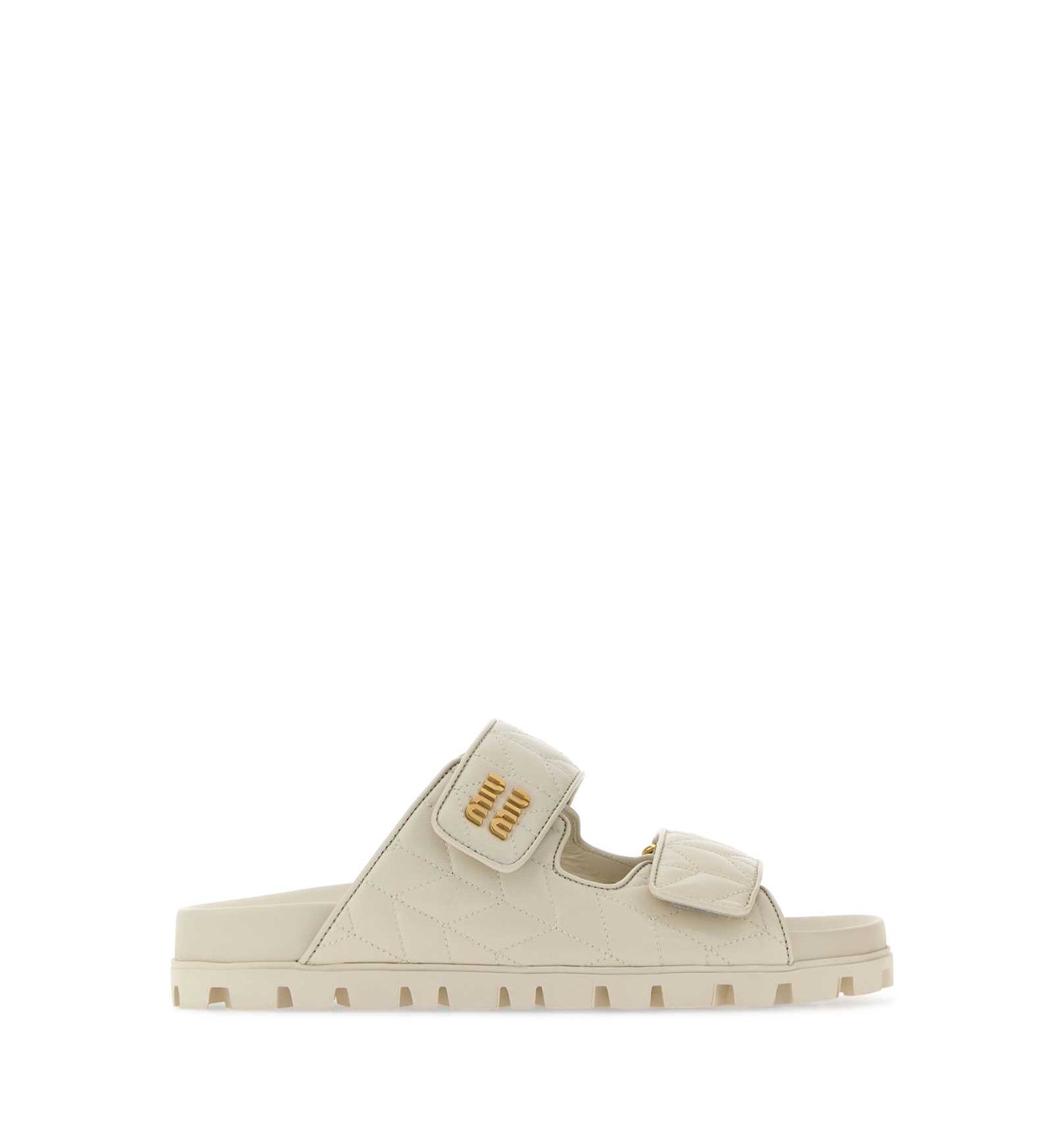 Matelassé Nappa Leather Slides