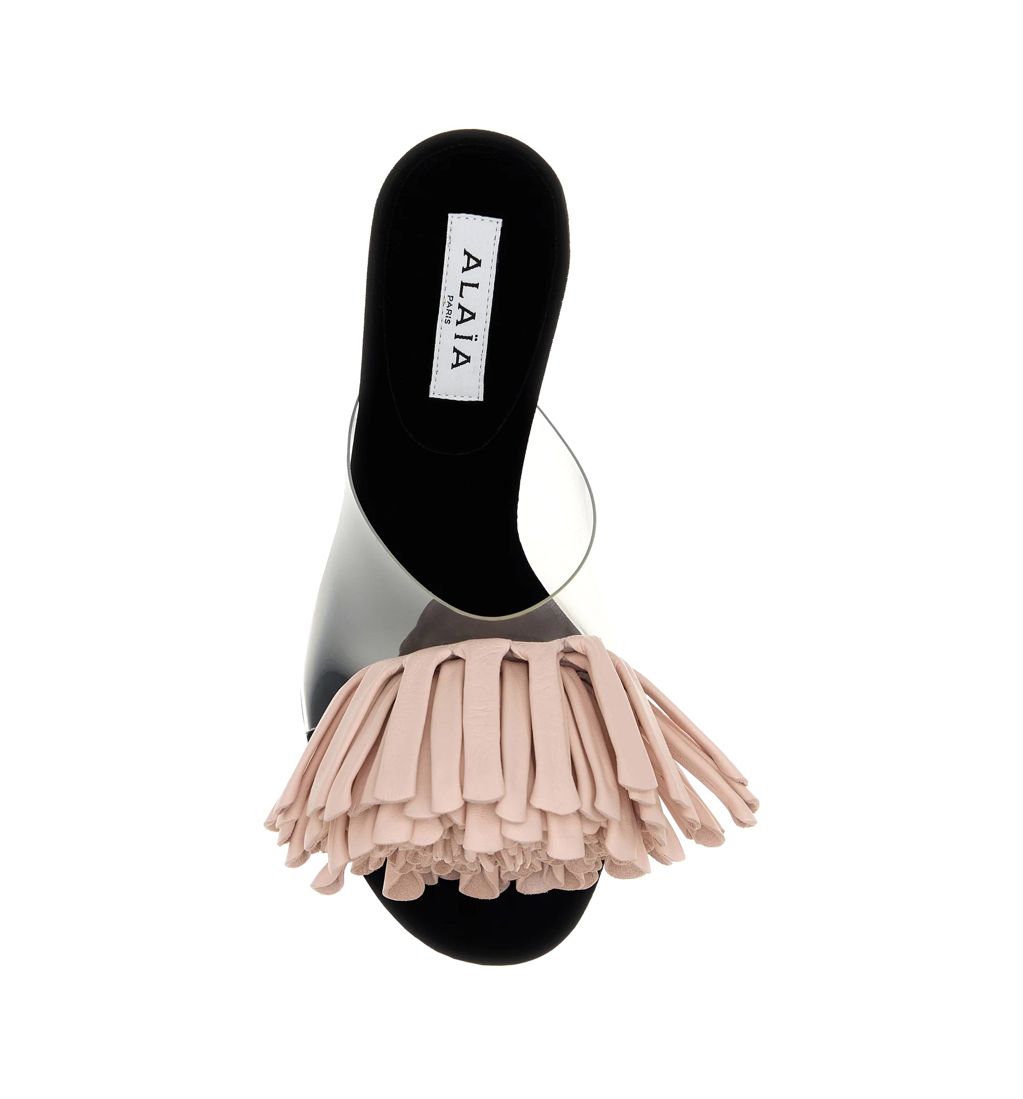 Asymmetric Heel Sandals in Lambskin