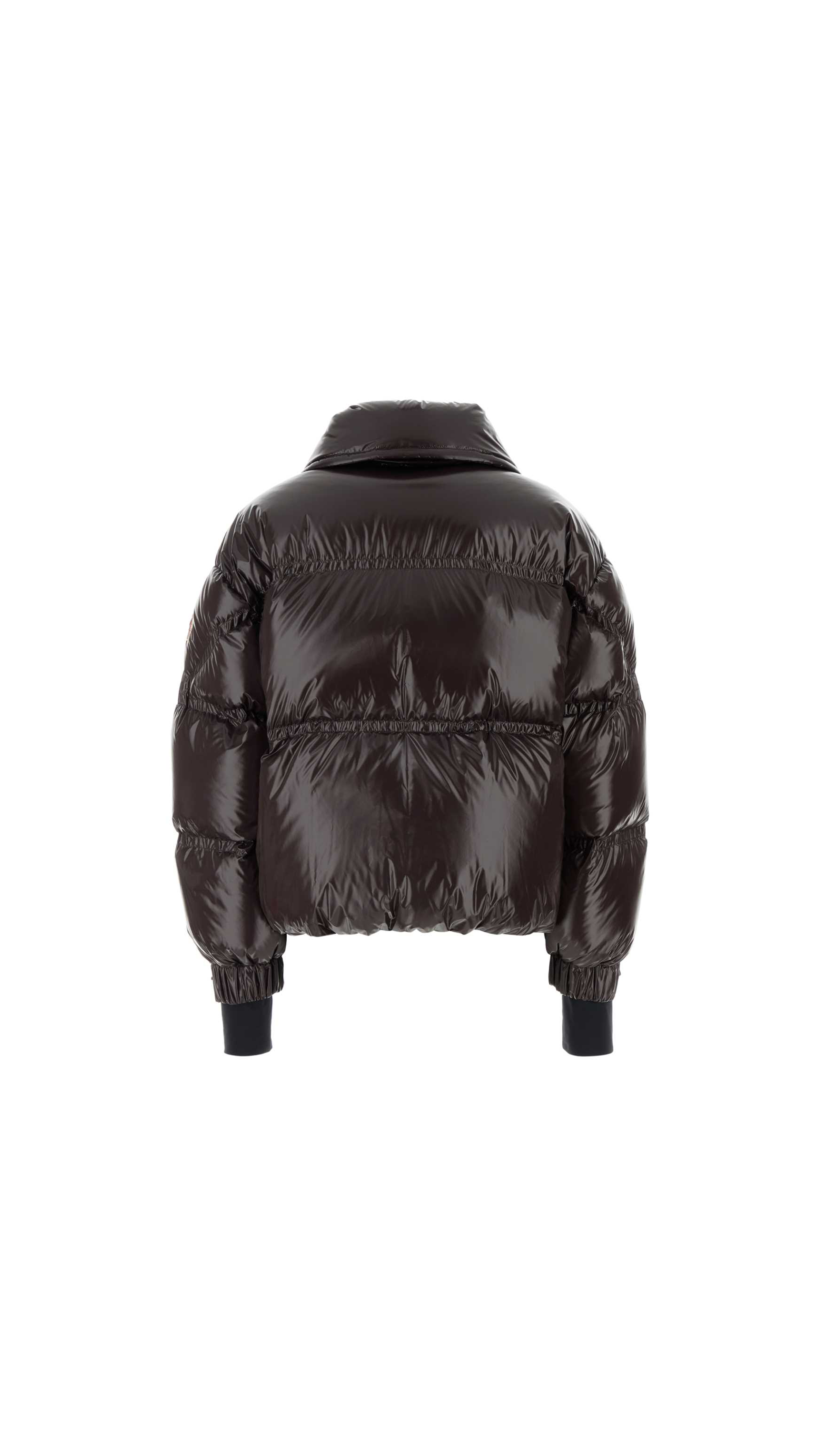 Cluses Down Bomber Jacket - Brown