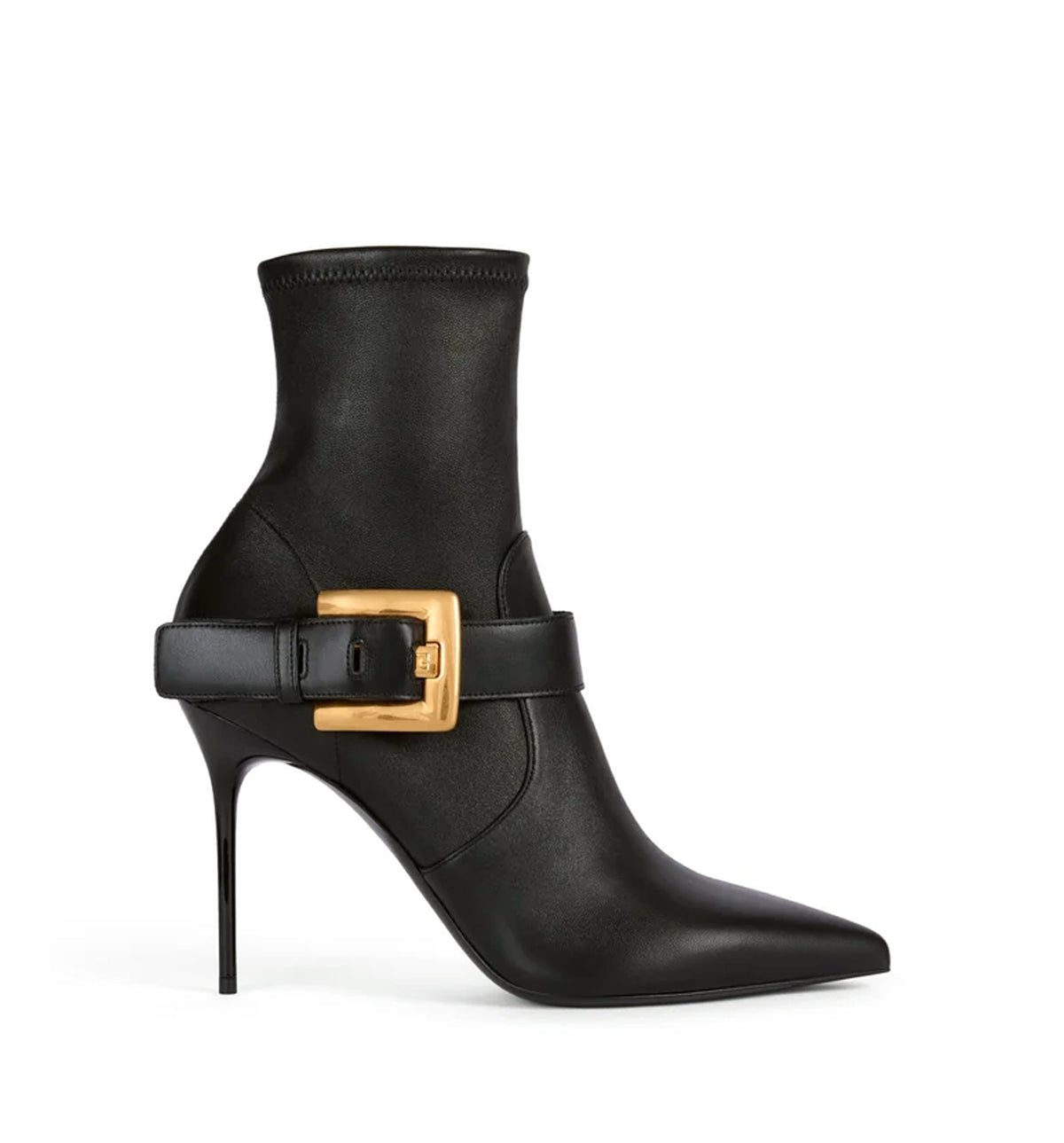 Anthem stretch leather ankle boots