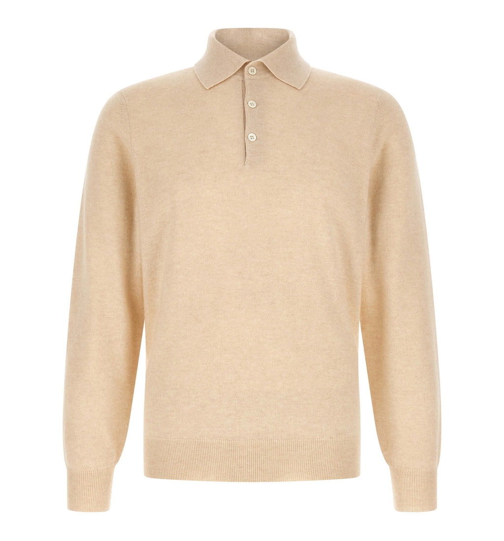 Cashmere Knit Polo Shirt