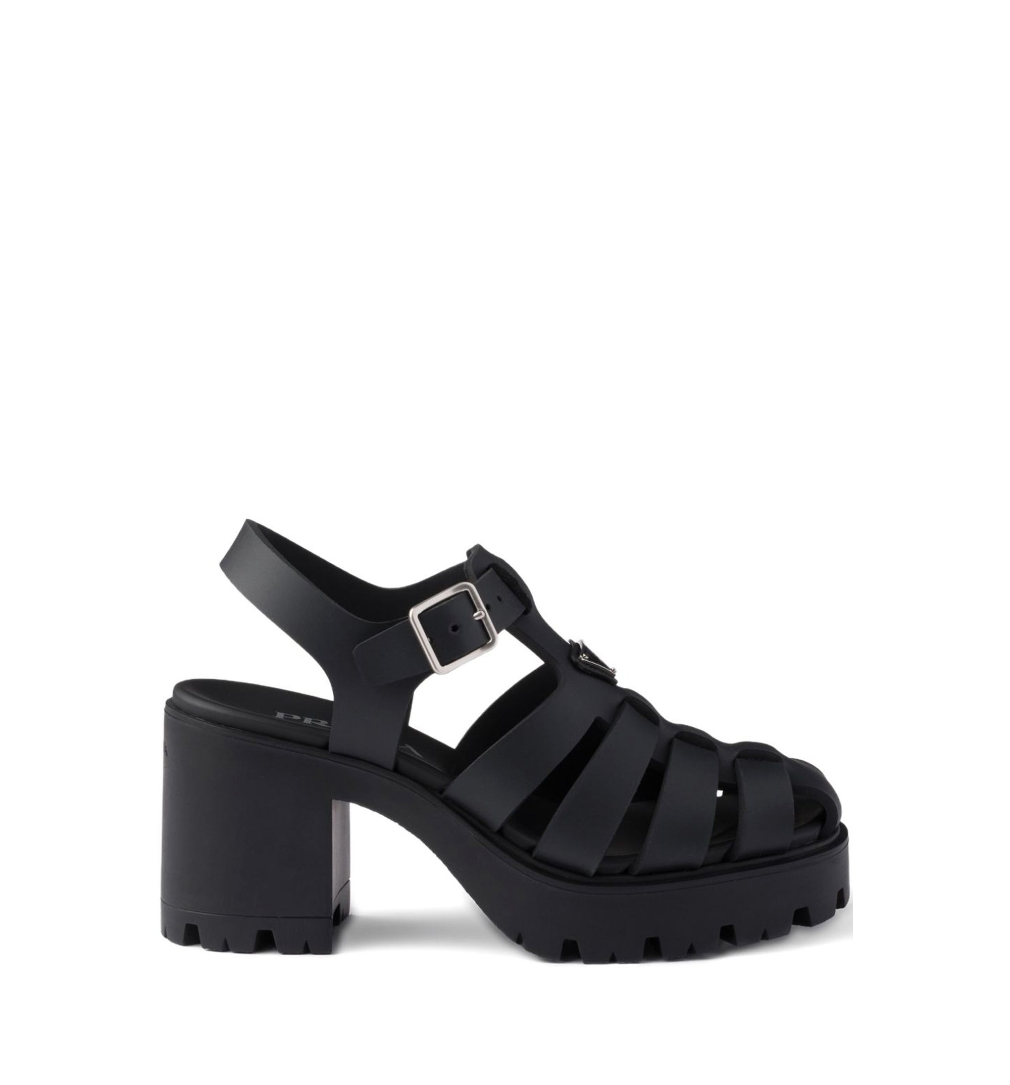 Rubber Platform Sandals