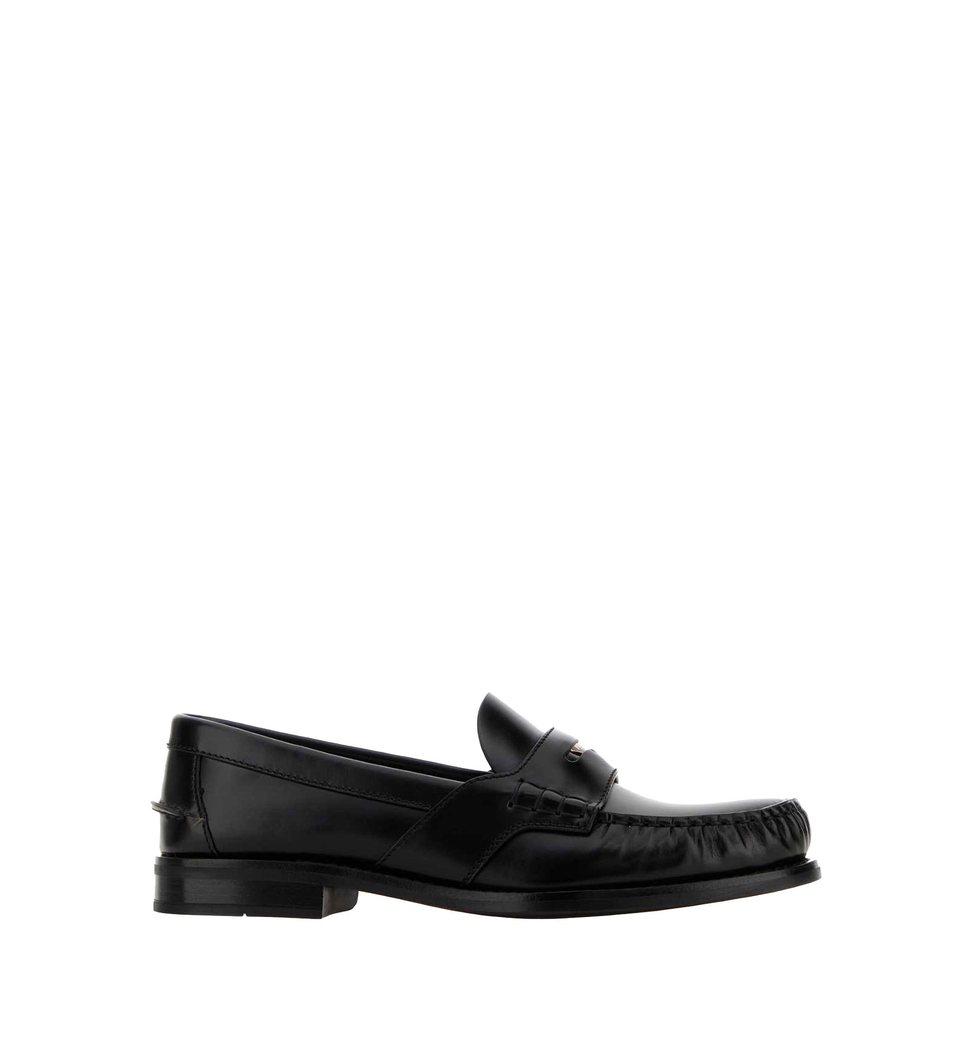 Leather loafers