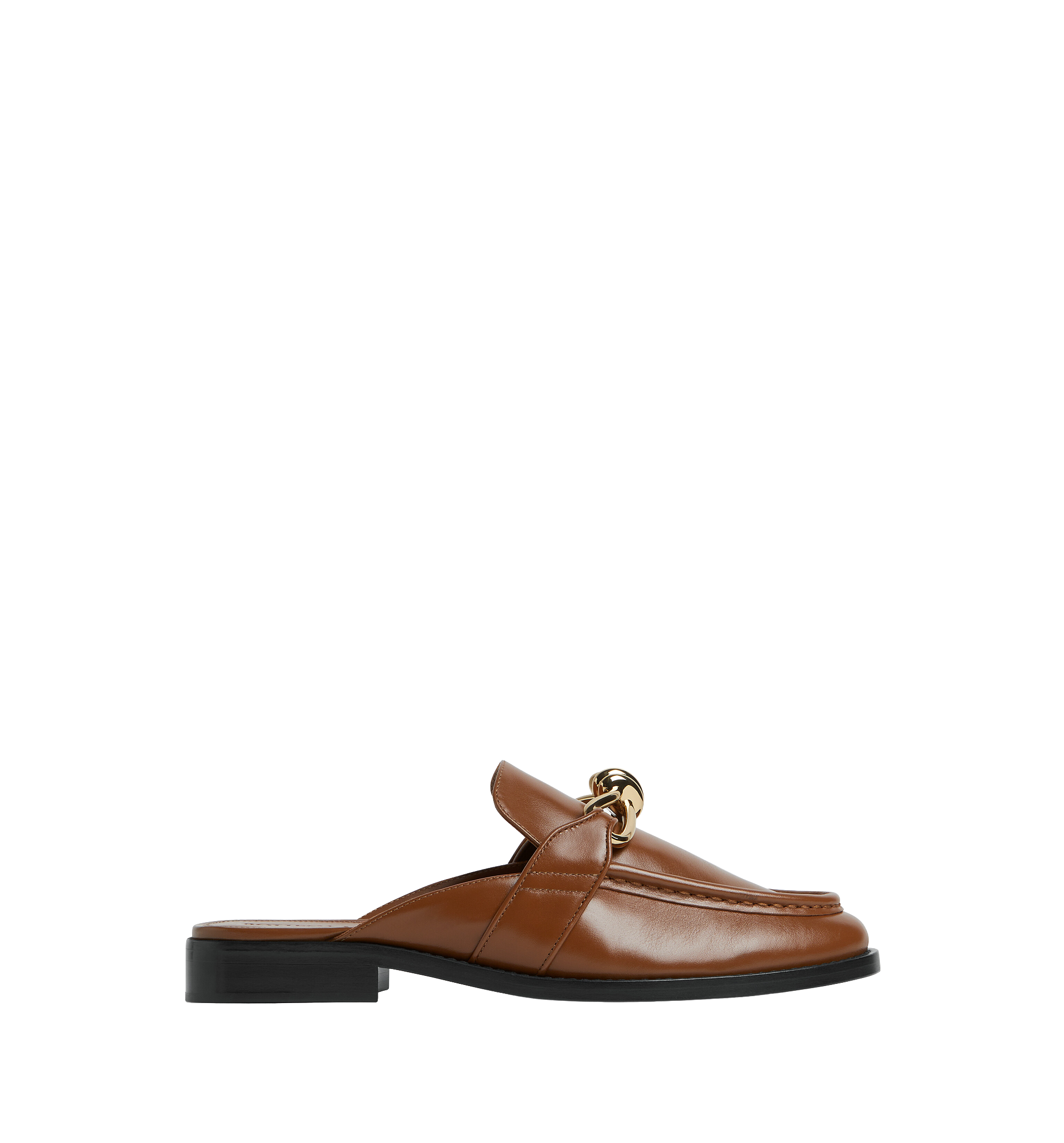 Astaire Calfskin Loafer Mules