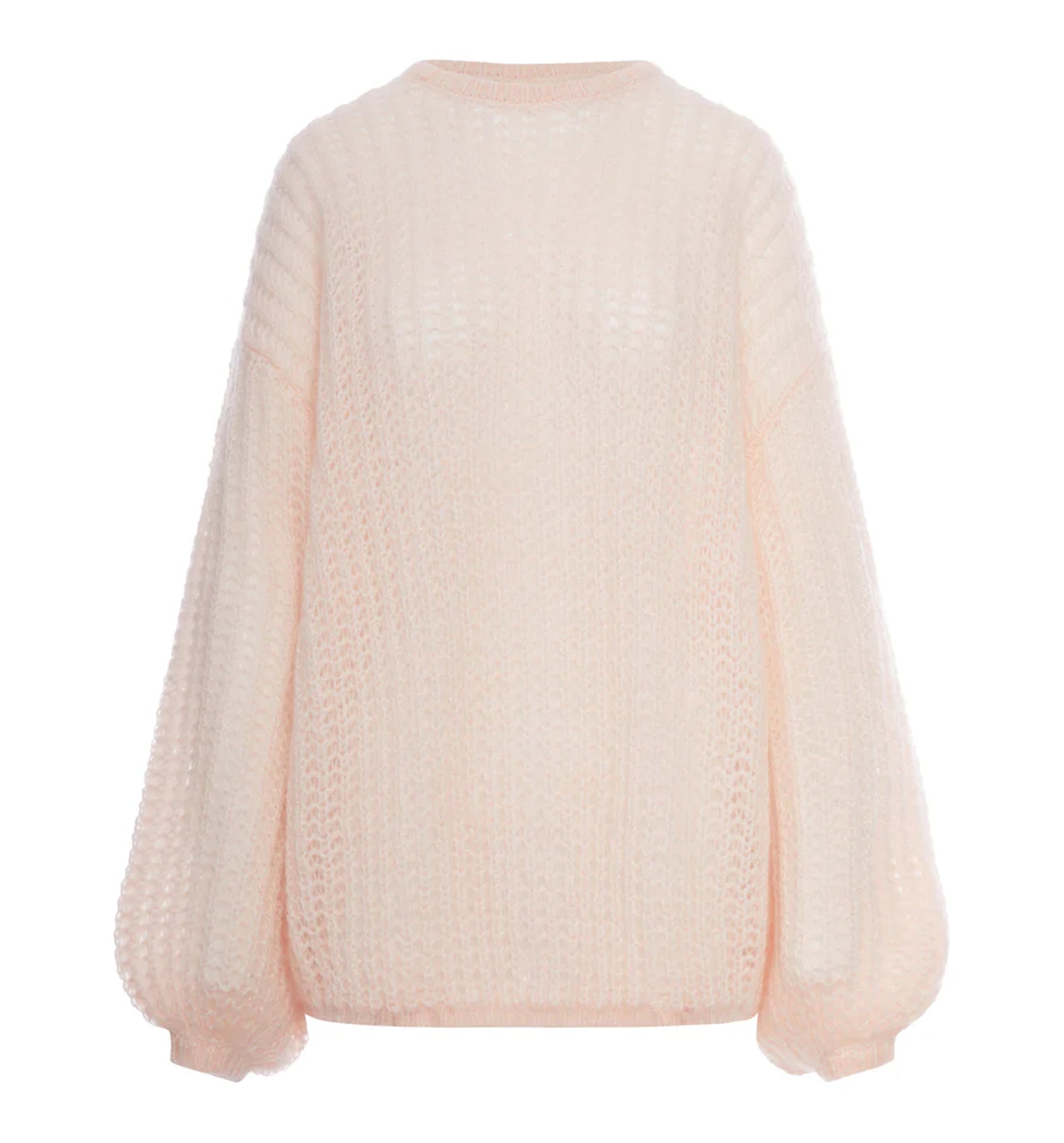 Open-Knit Mohair Blend Sweater