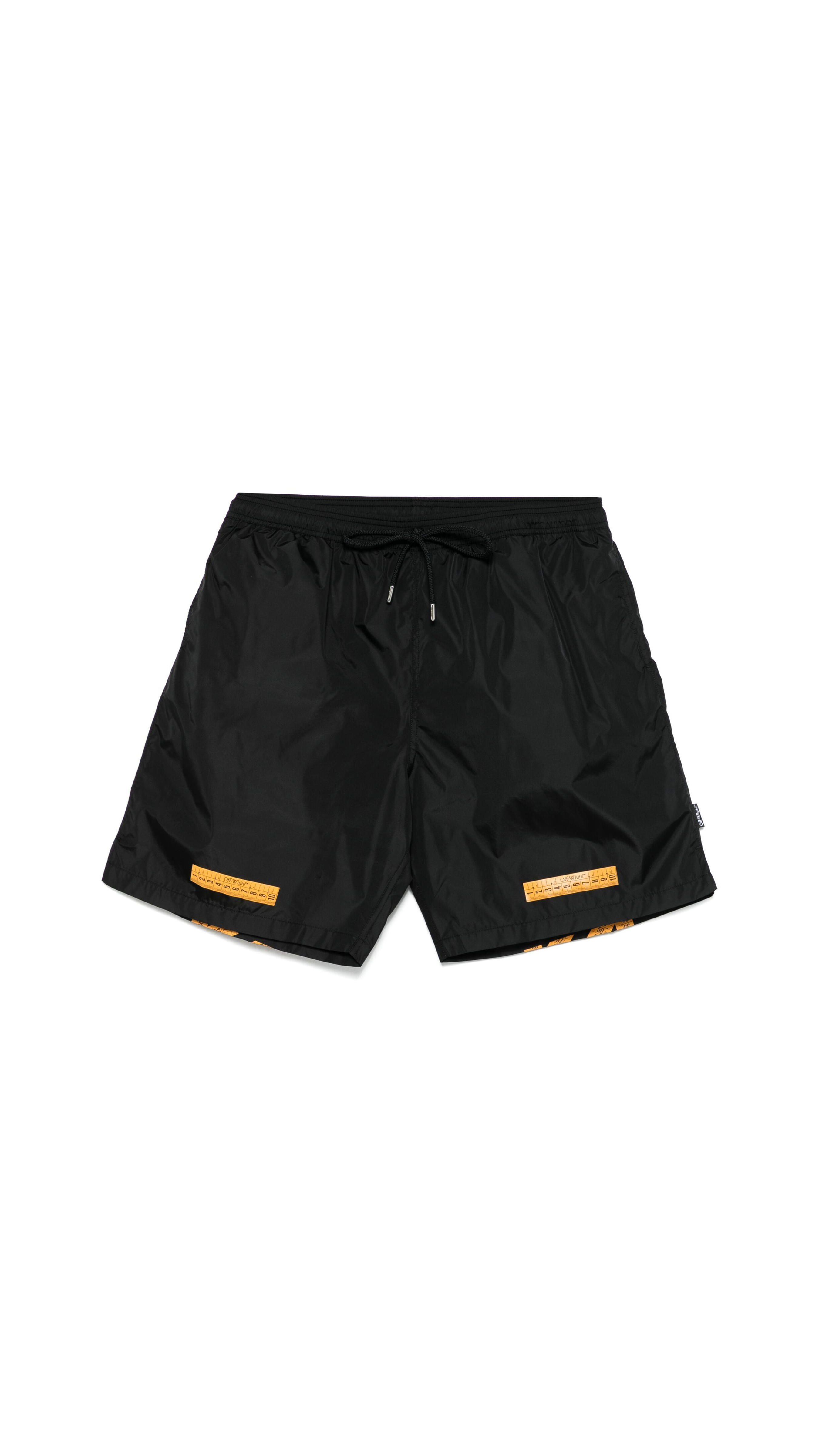 Tape Surfer Swim Shorts - Black/Yellow