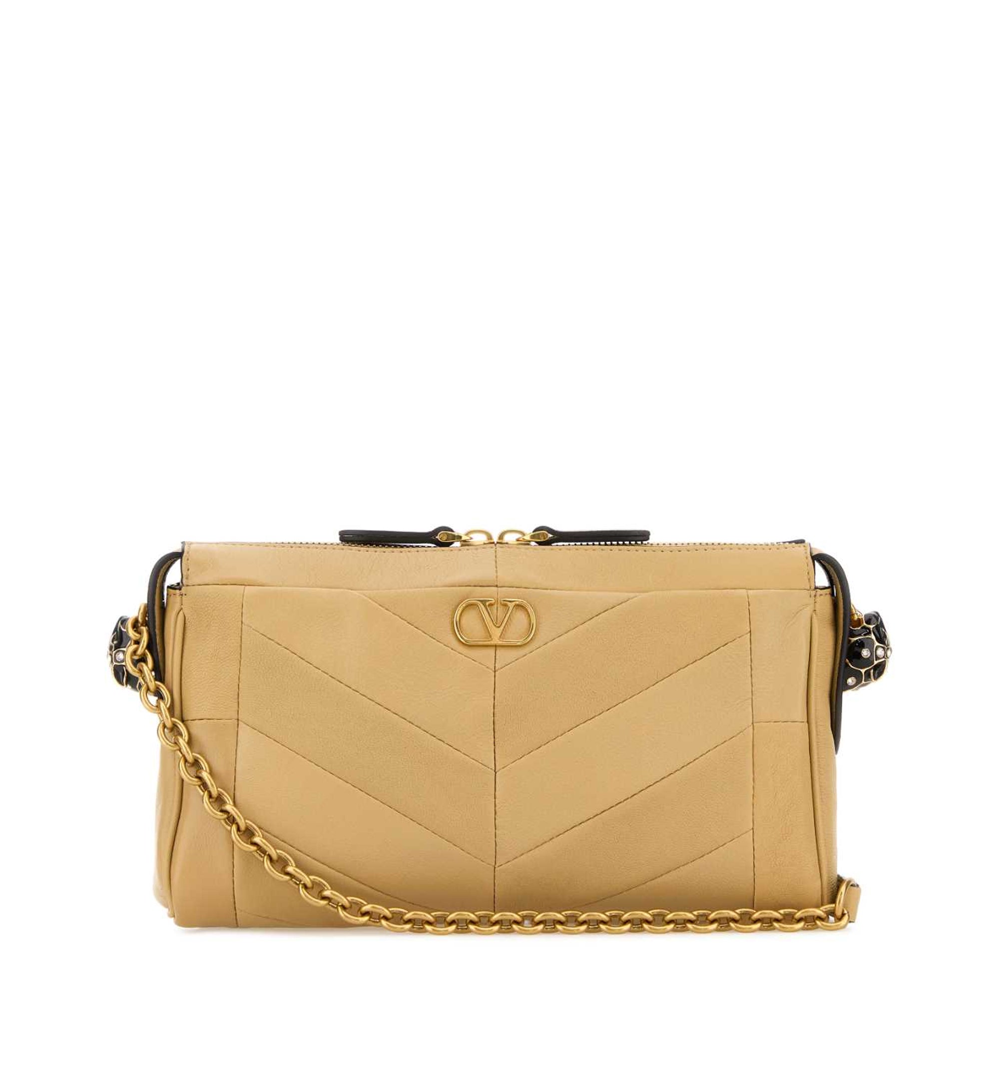 Panthea Small Shoulder Bag In Chevron Nappa