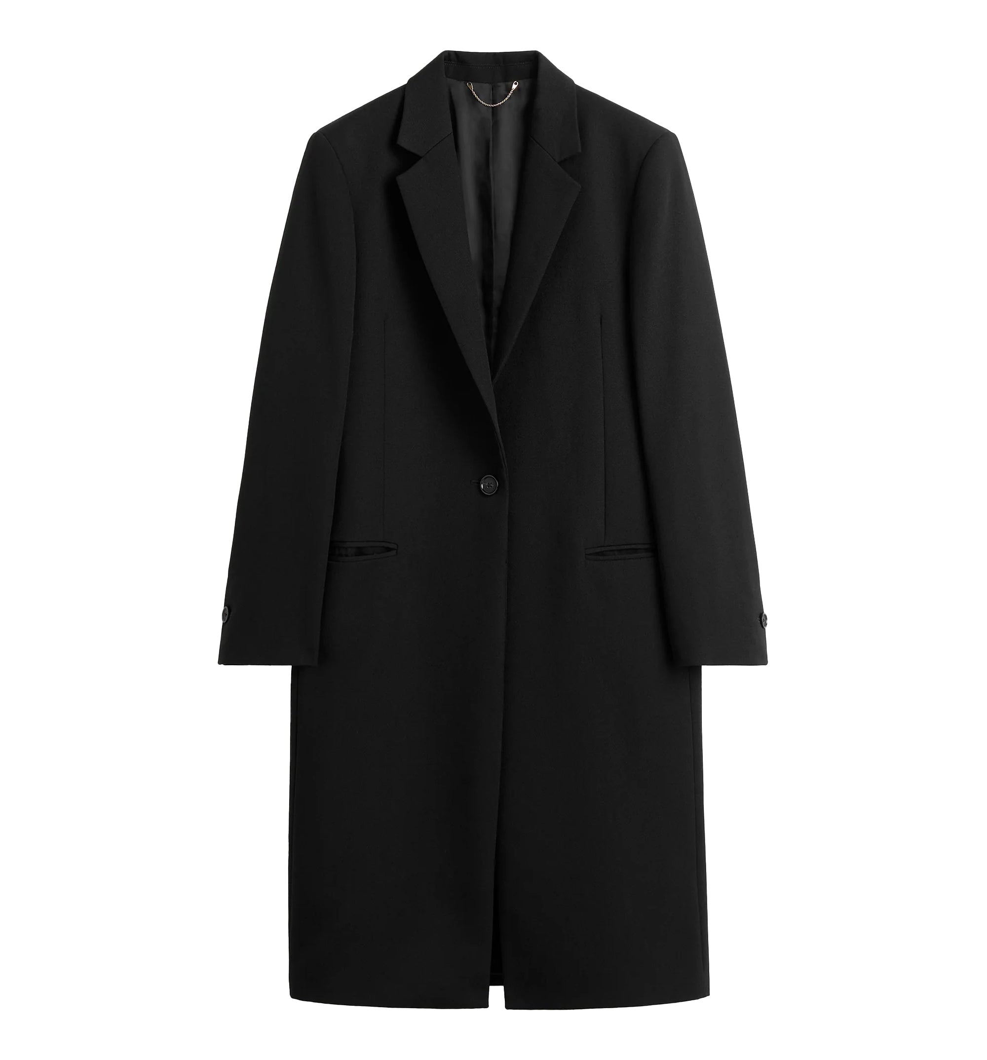 Classic Tailored Wool Blend Coat