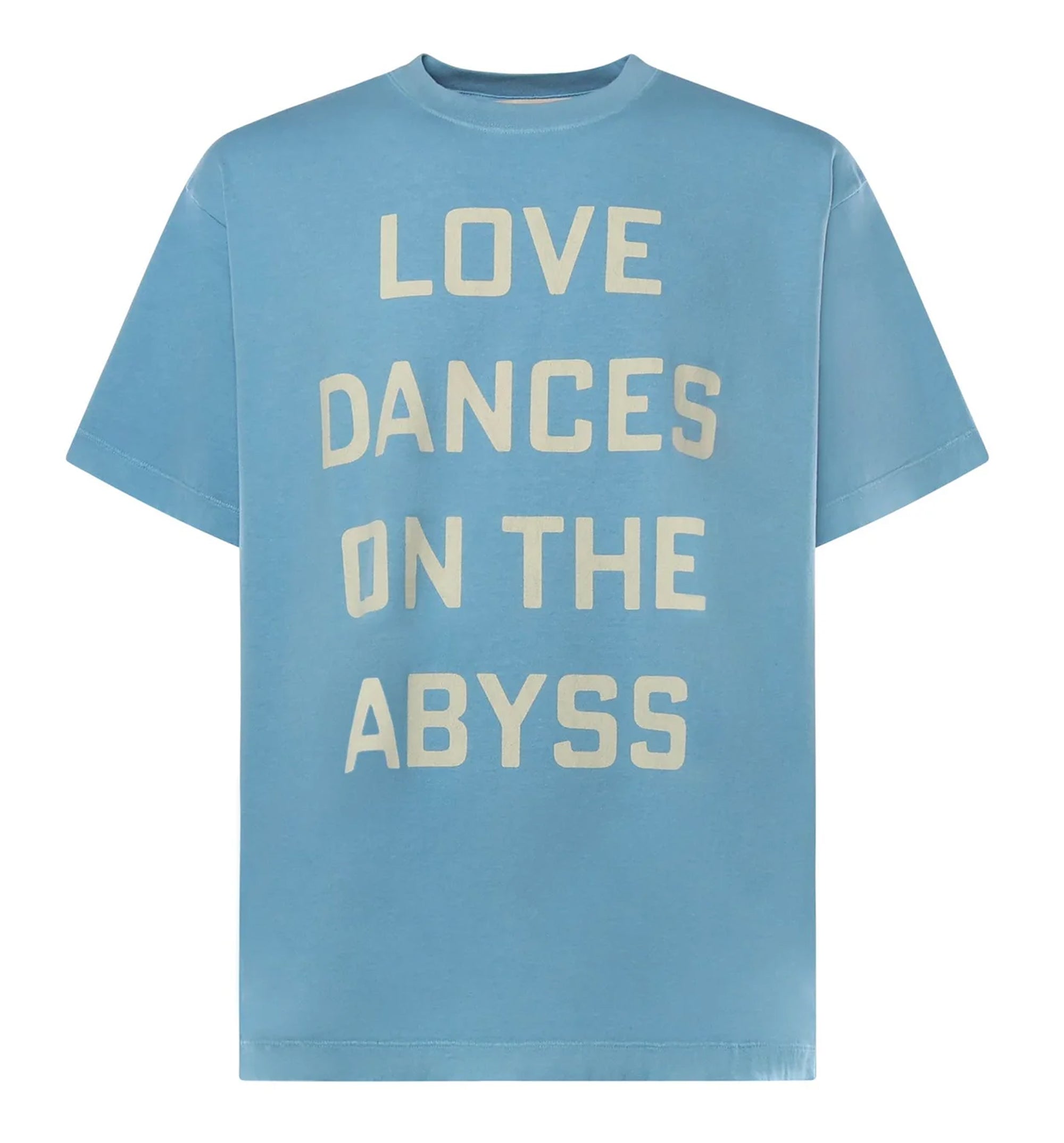 T-Shirt With Love Dances On The Abyss & Made In Valentino Print