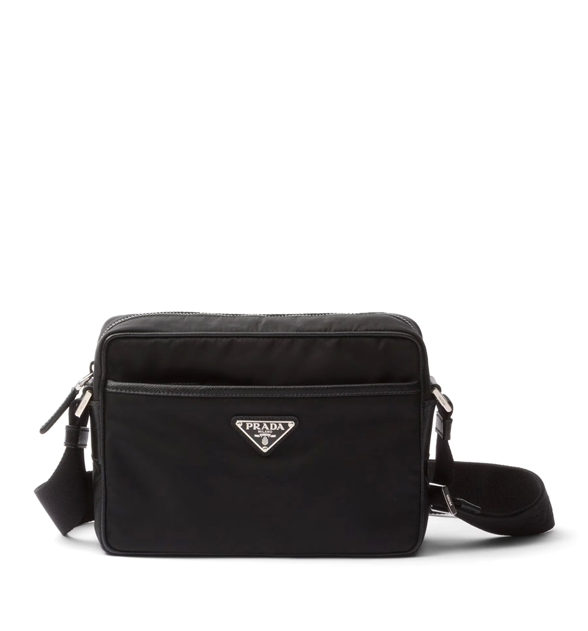 Re-Nylon and Saffiano shoulder bag