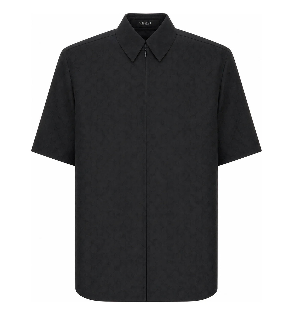 GG Cotton Poplin Zip Shirt