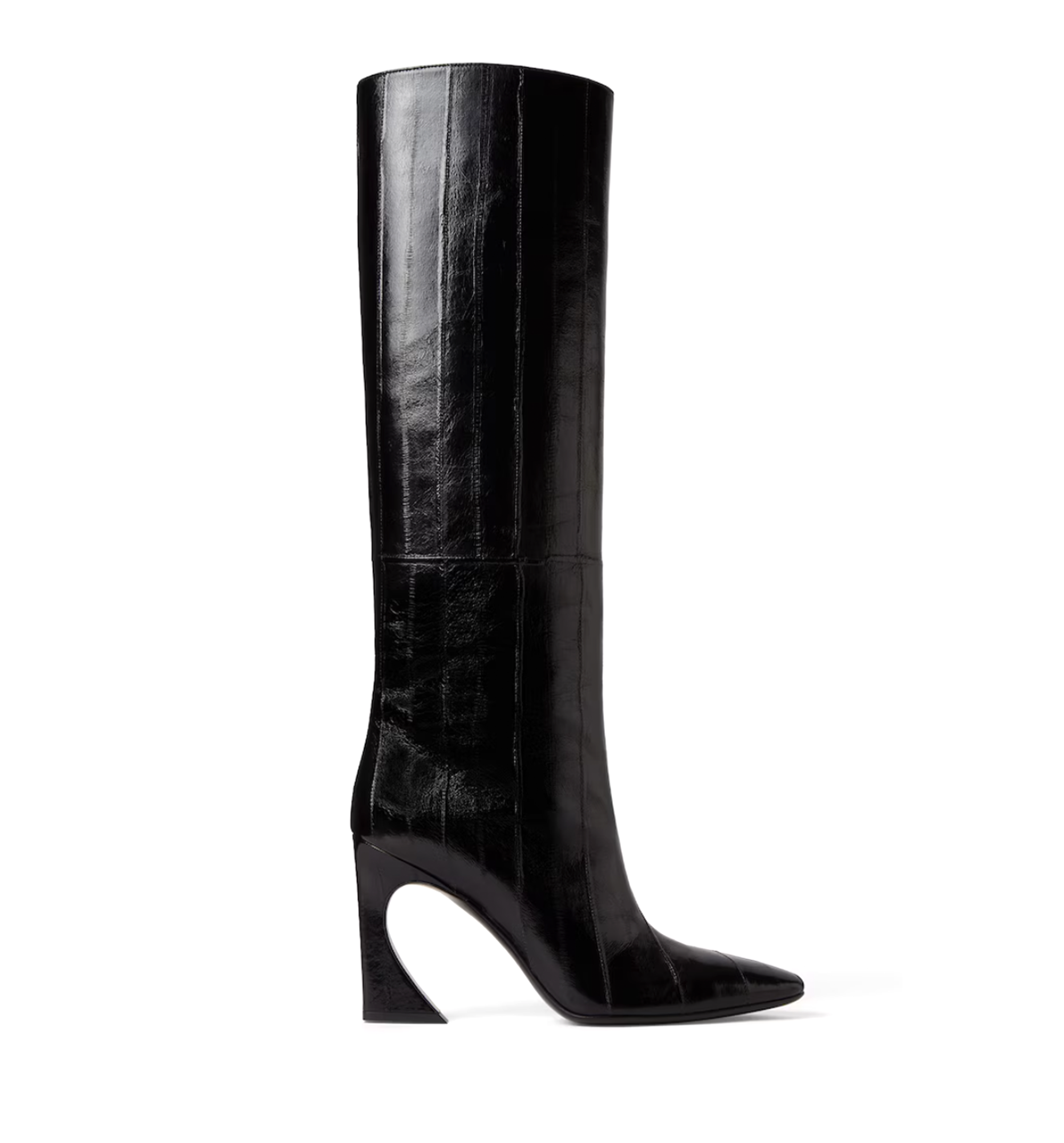 Fendi Arco Hagfish Leather Boots
