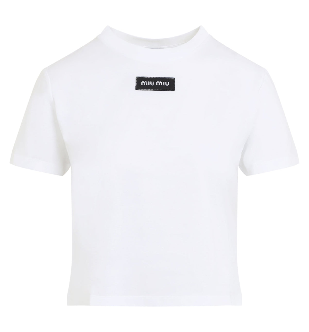 Miu Miu Logo Patch T-Shirt