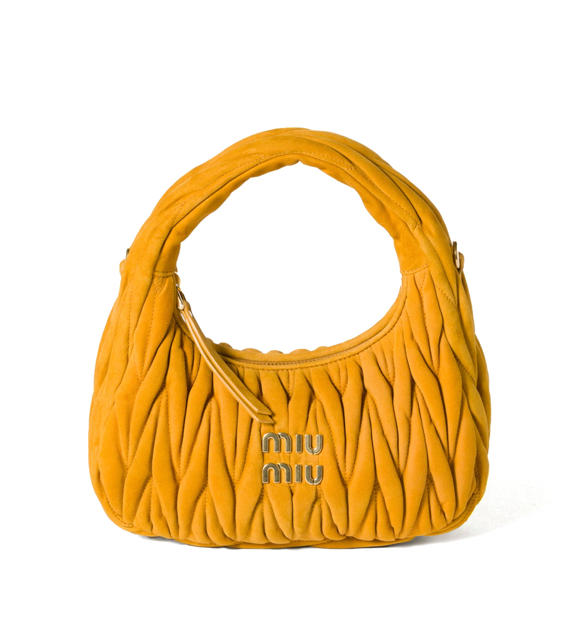 Wander Matelassé Suede Bag