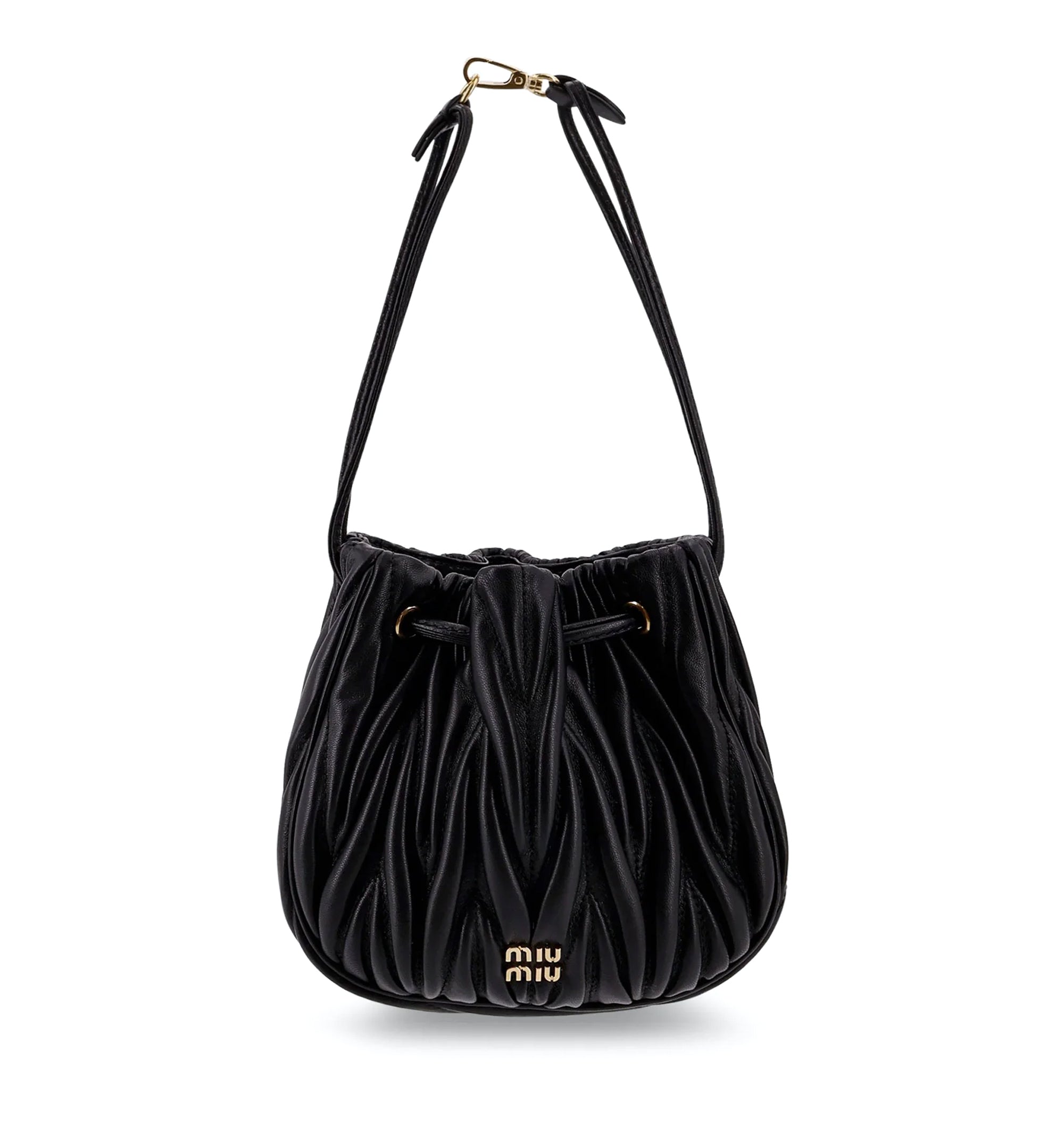 Matelassé Nappa Leather Pouch