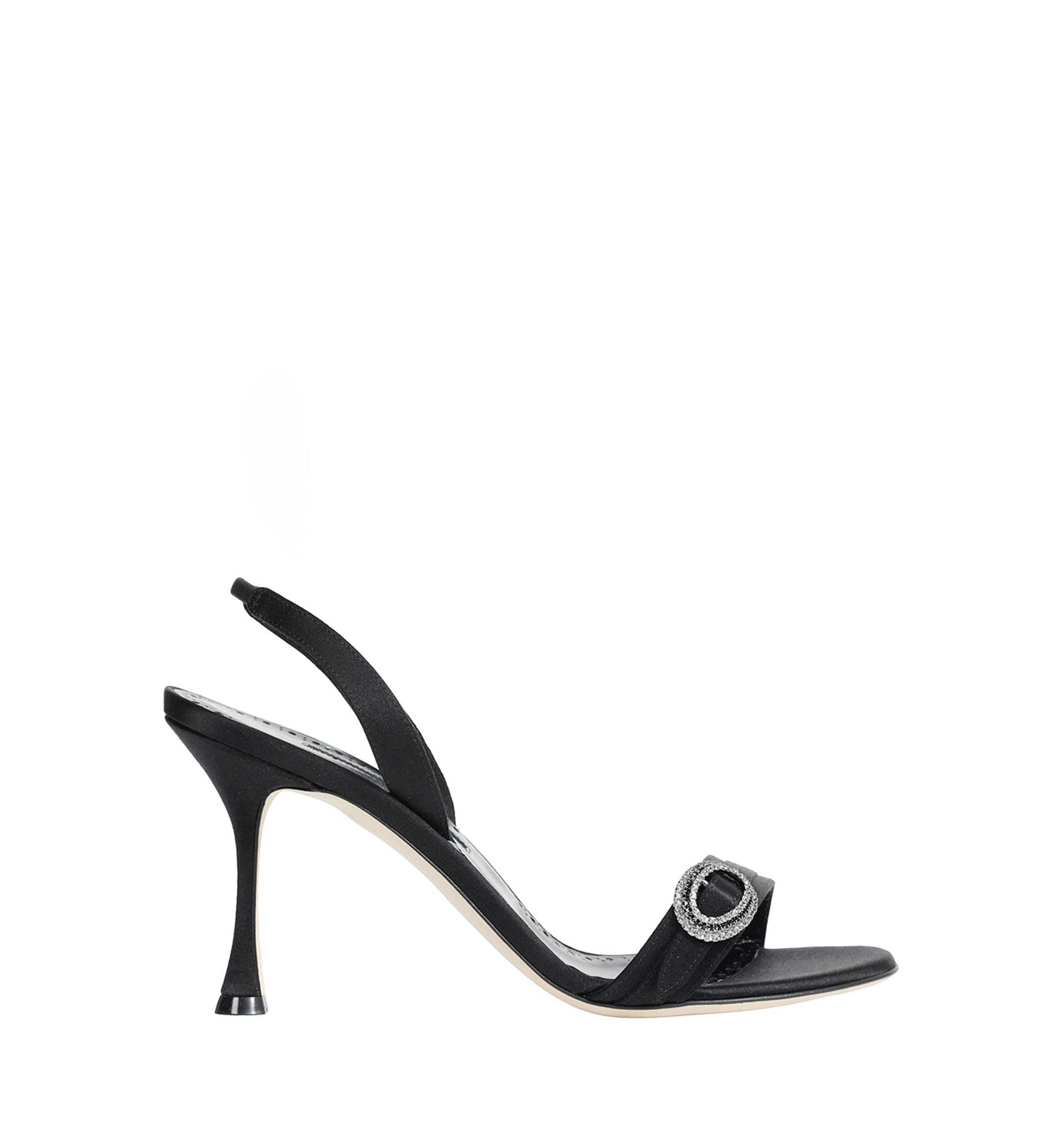 Zutosan Satin Slingback Sandals